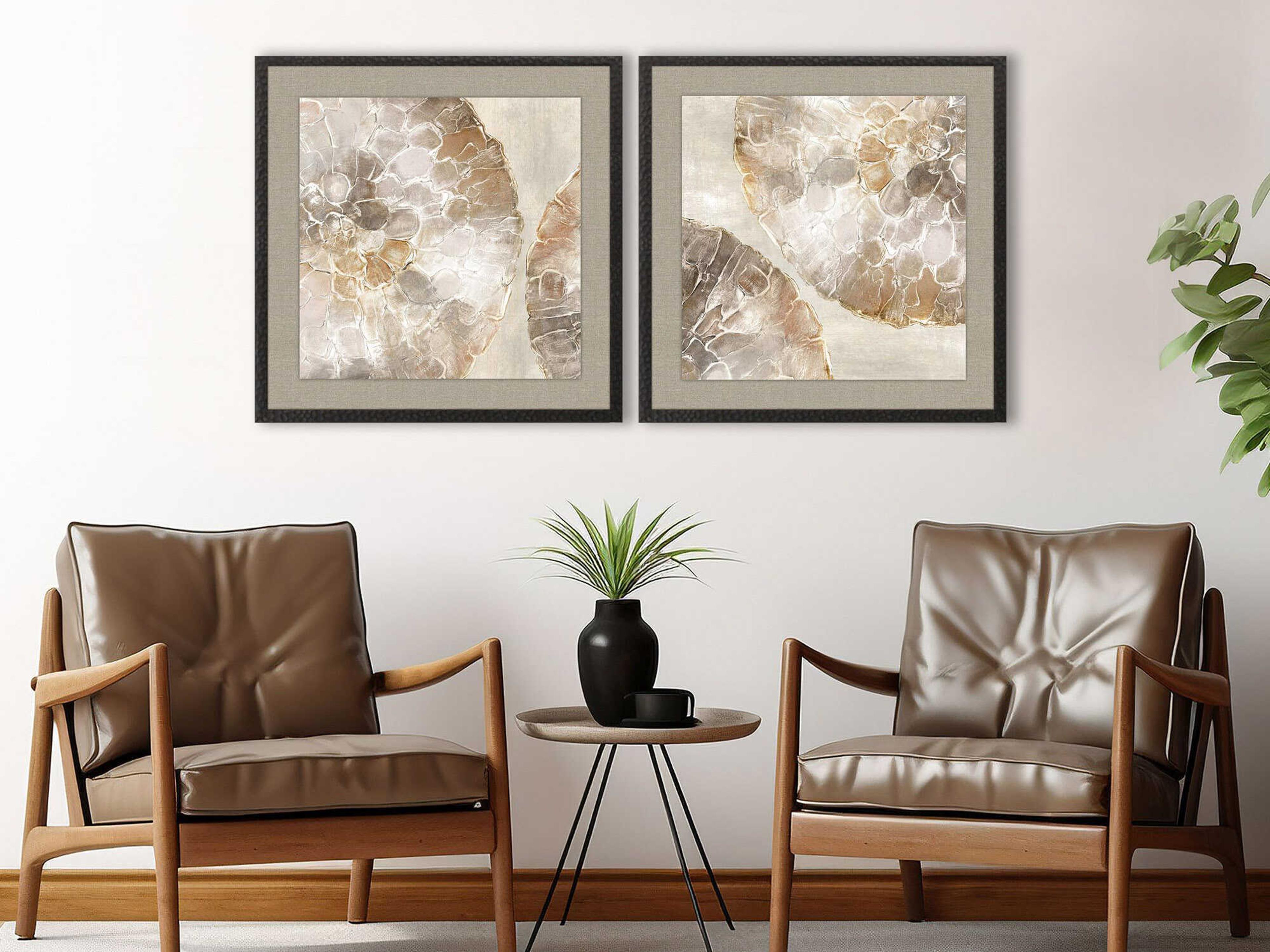 Paragon Golden Medallions Wall Art Set of 2