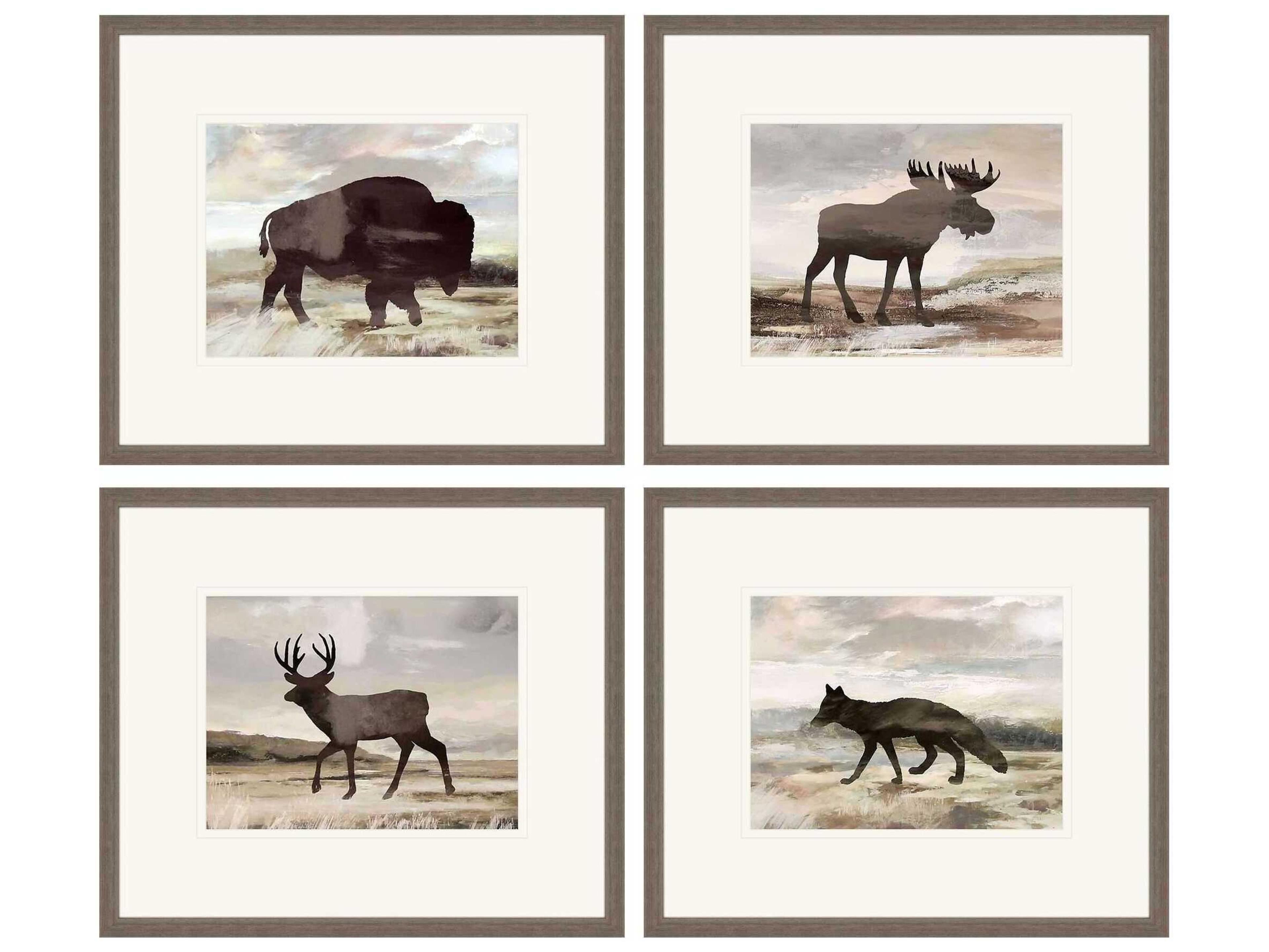 Paragon Wilderness Explorer Wall Art Set of 4