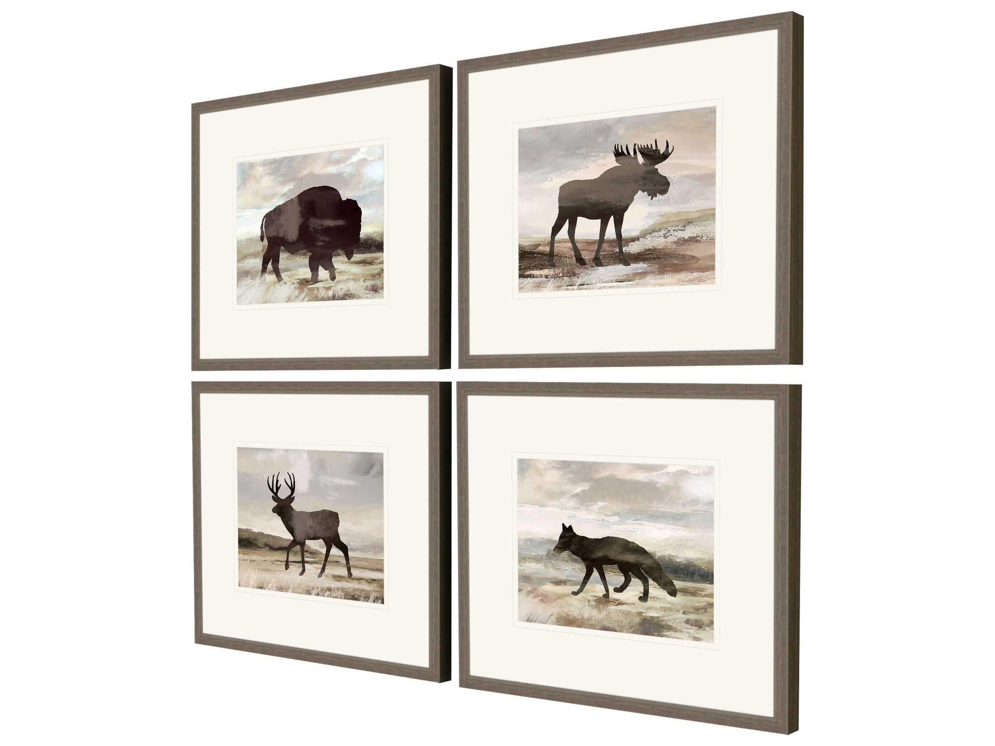 Paragon Wilderness Explorer Wall Art Set of 4