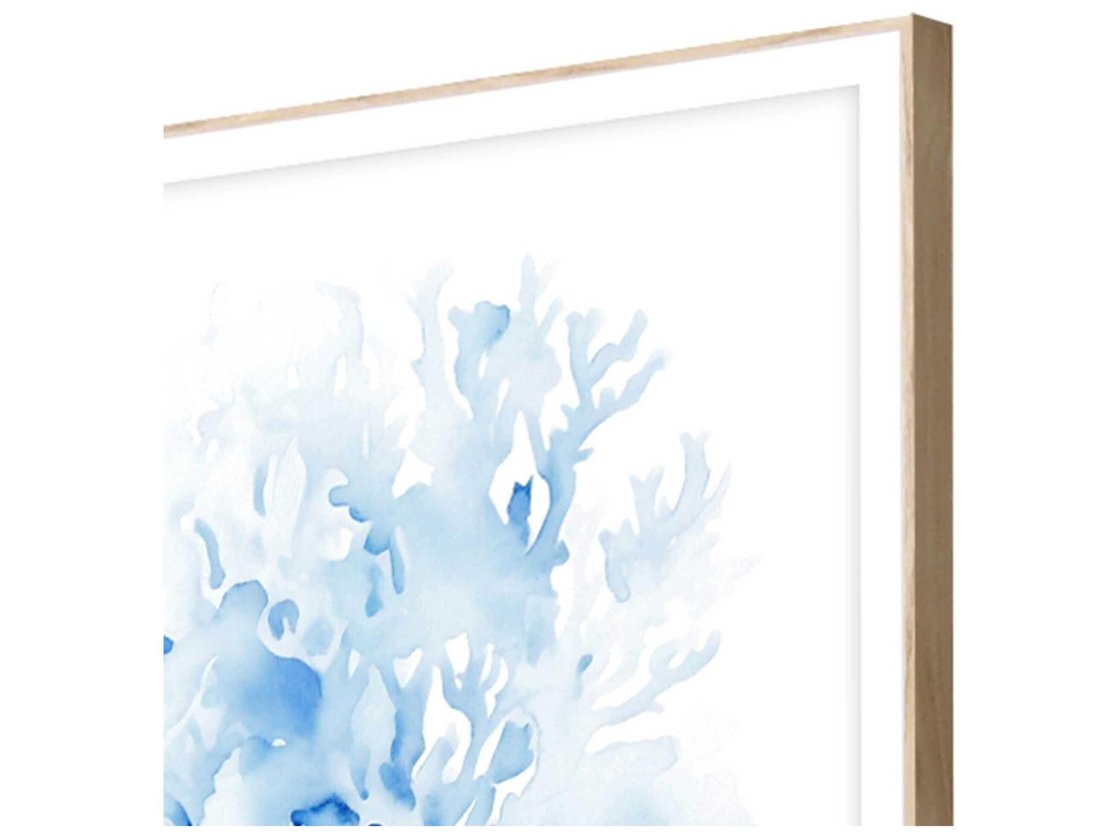 Paragon Indigo Coral Wall Art Set of 4