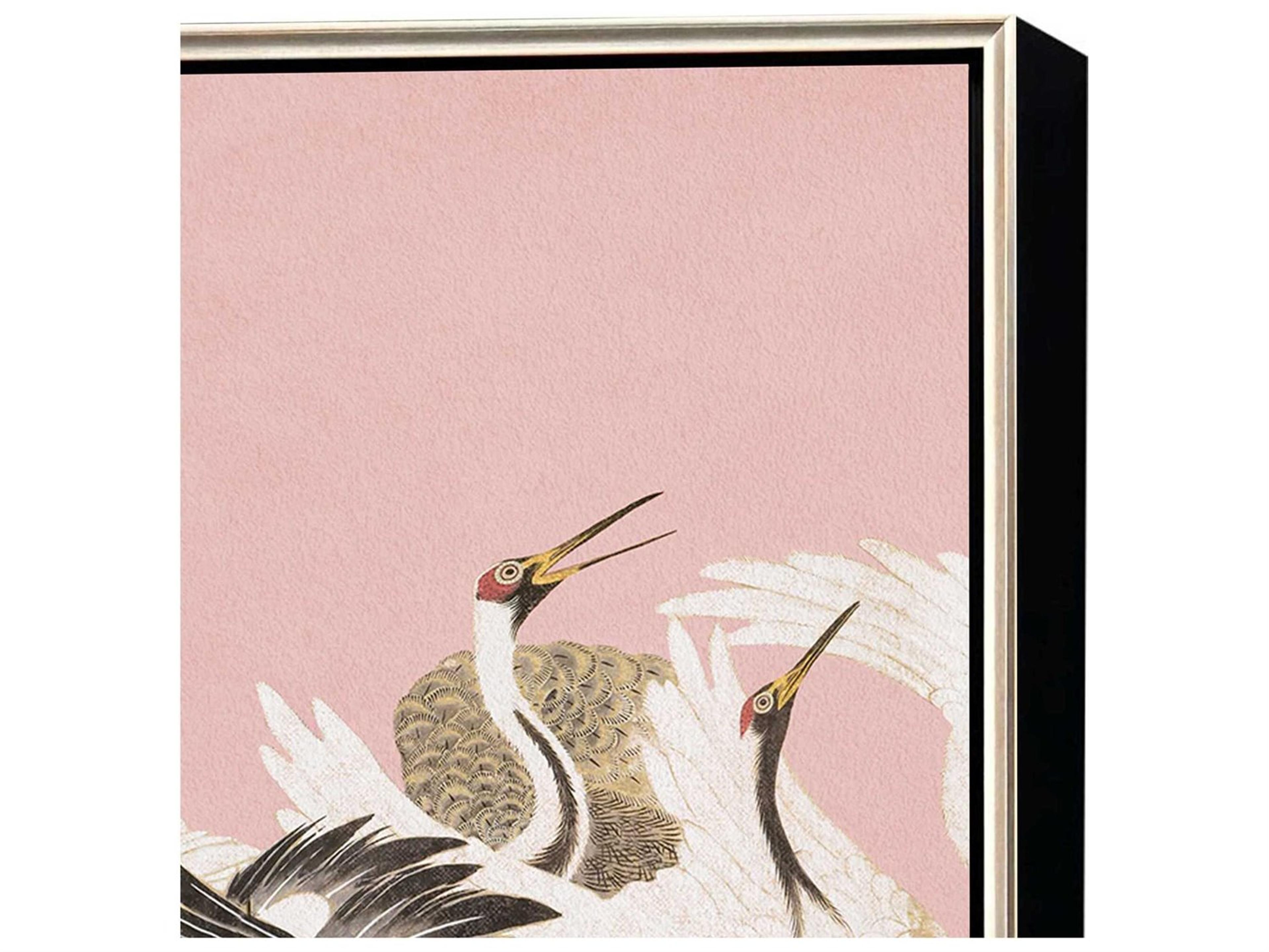 Paragon Animals Curious Cranes - Plumule Canvas Wall Art