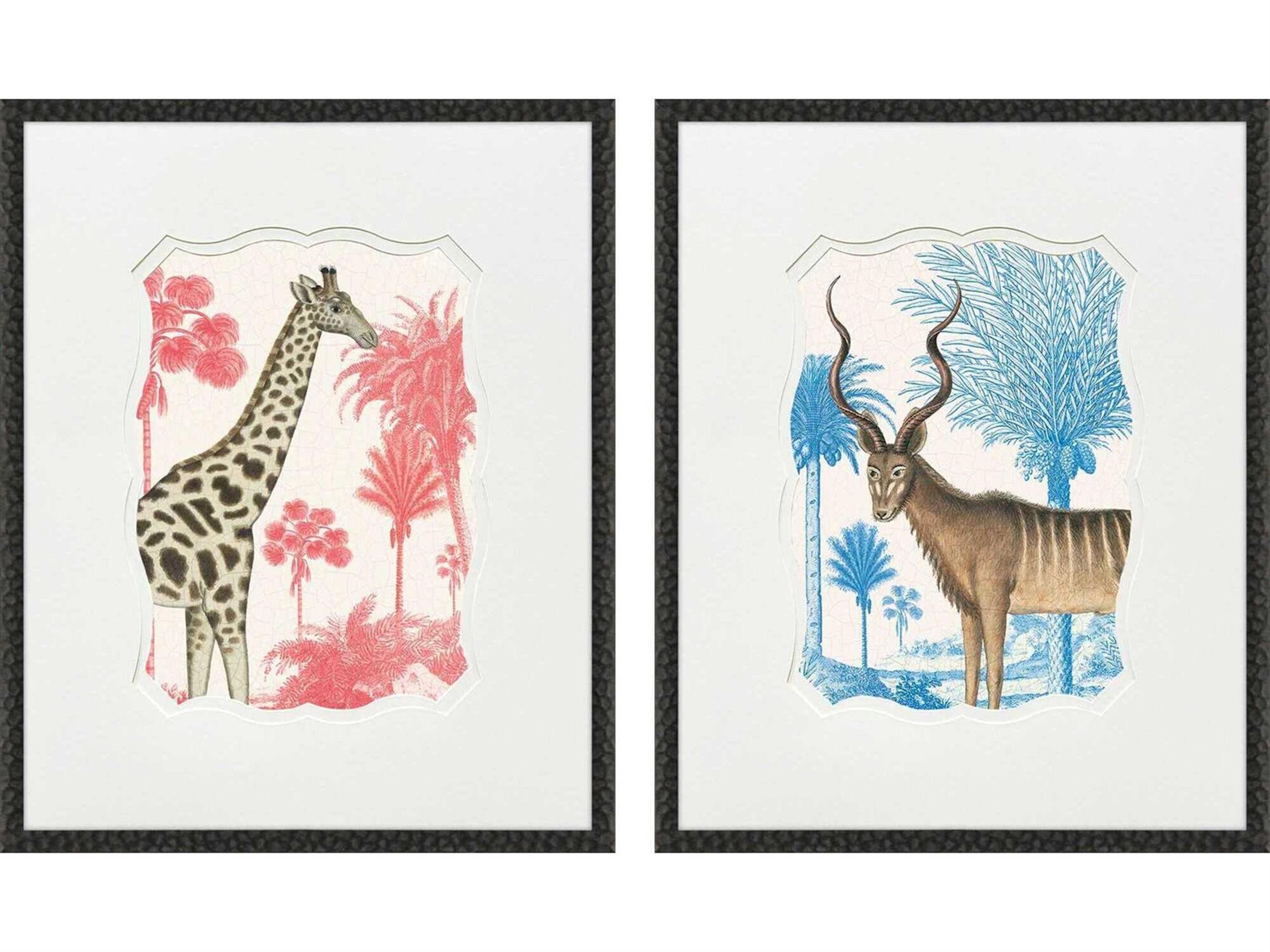 Paragon Animals Wild Wonderland-I Wall Art Set of 2
