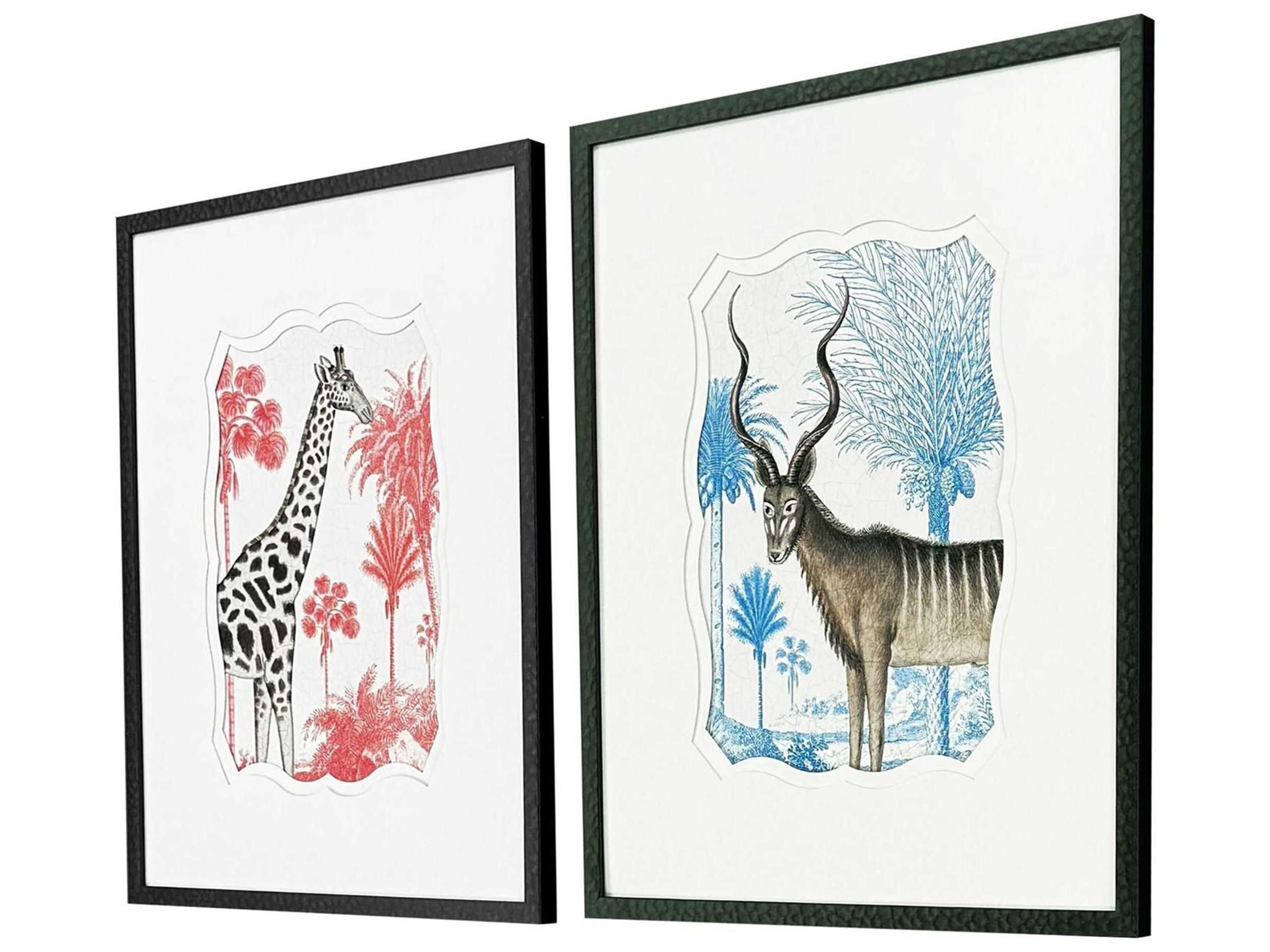 Paragon Animals Wild Wonderland-I Wall Art Set of 2