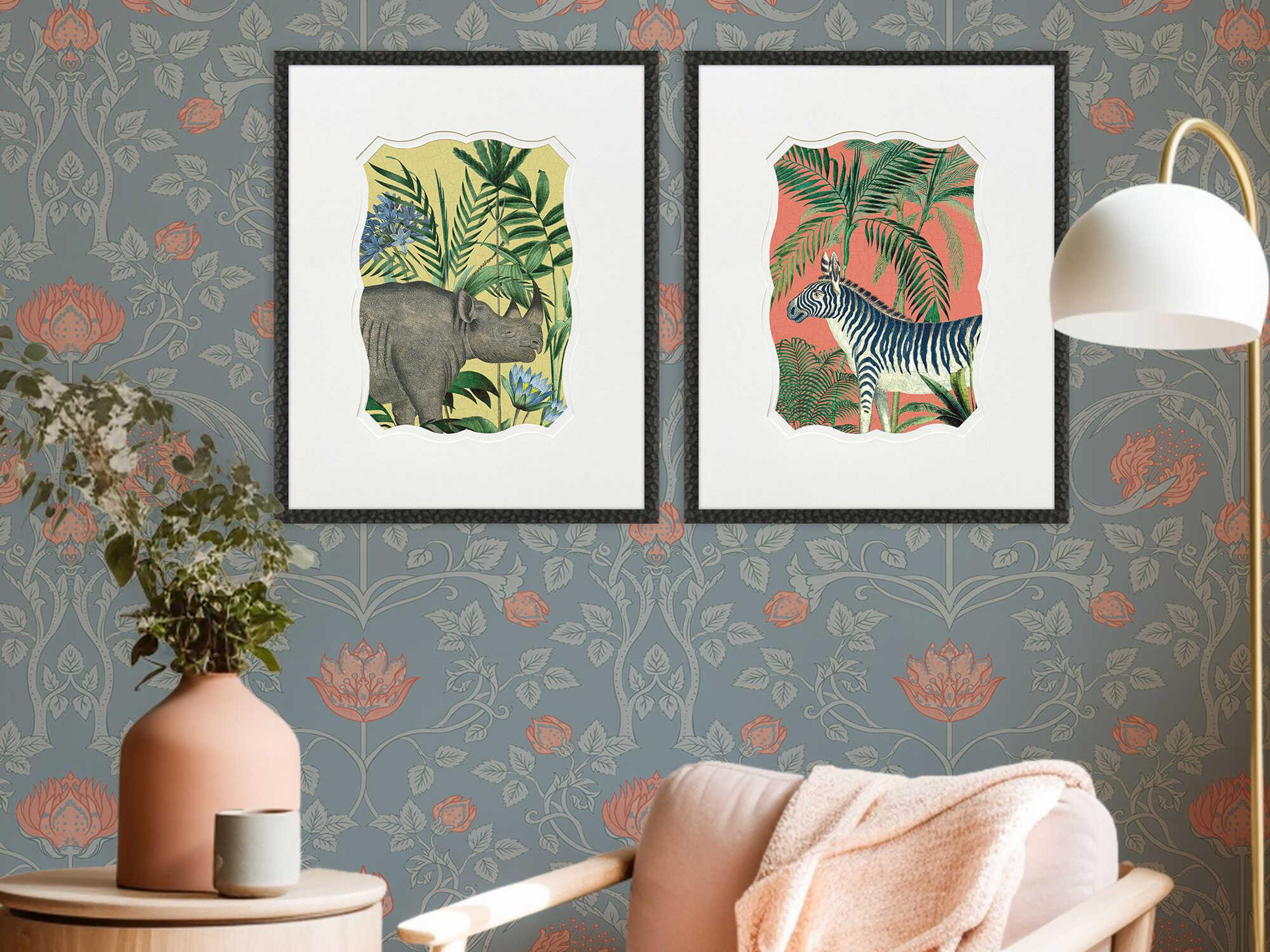 Paragon Animals Wild Wonderland-II Wall Art Set of 2