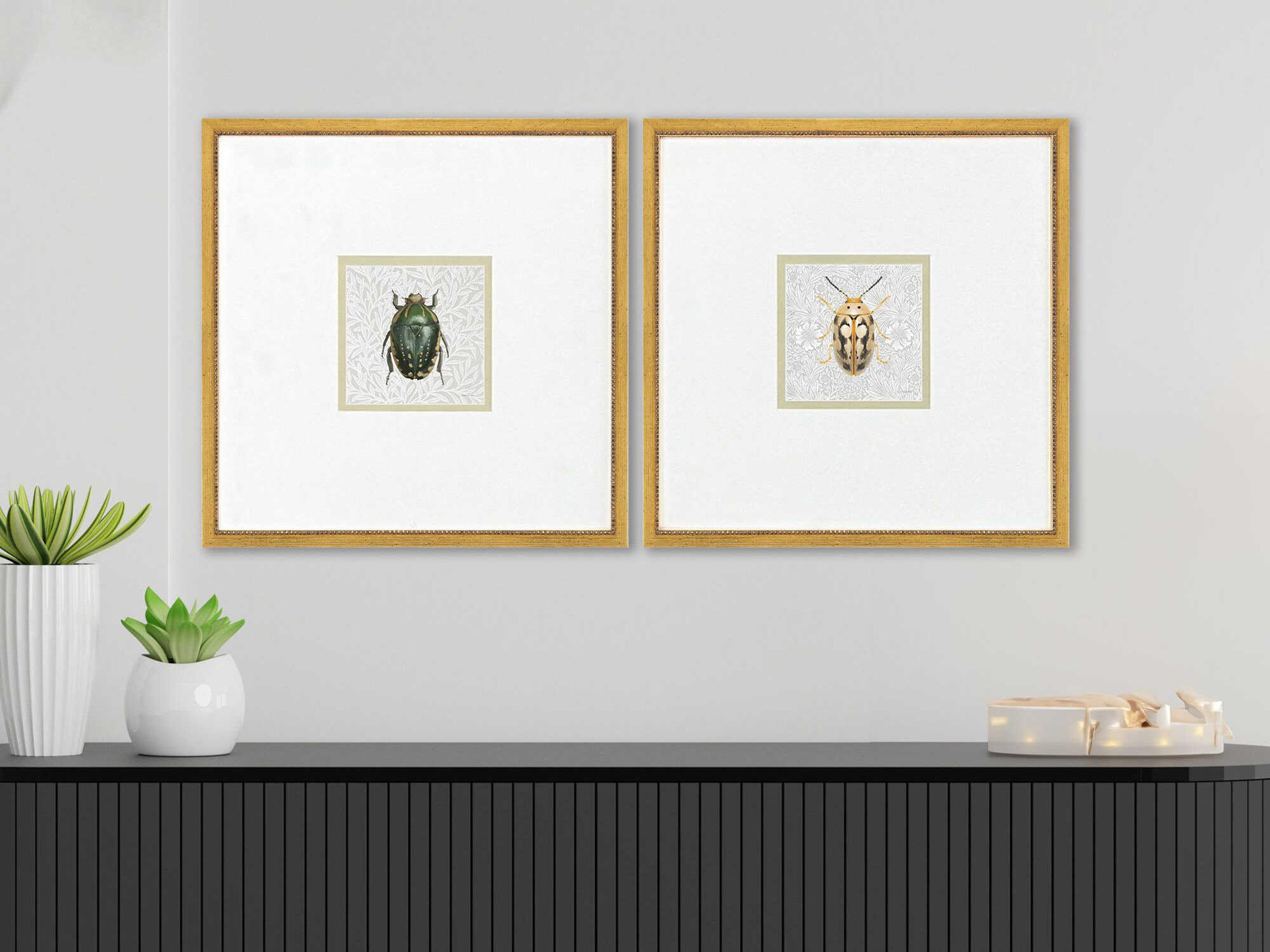 Paragon Animals Beetles Wall Art Set of 2