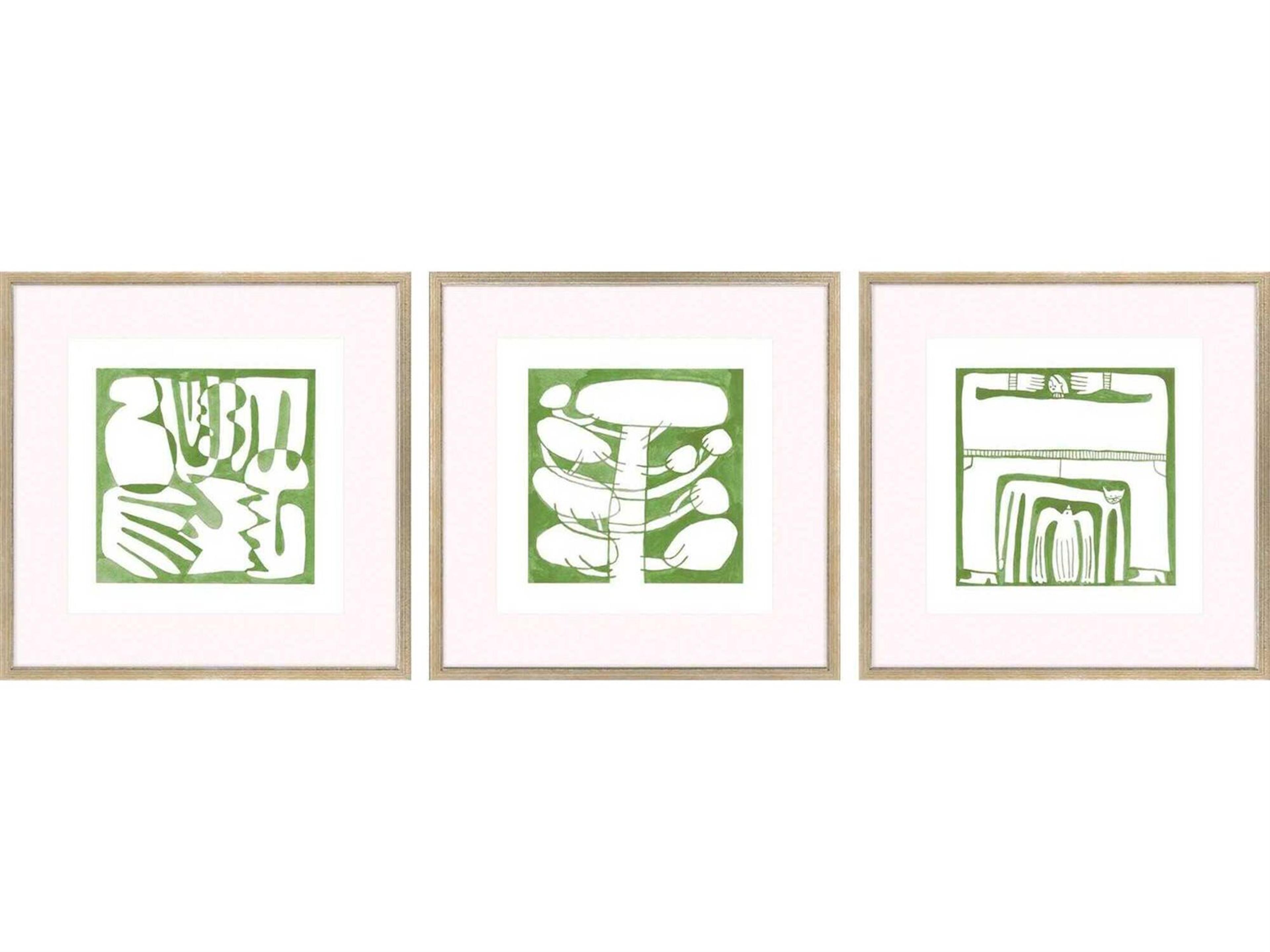 Abstract Minimal Moments-I Wall Art Set of 3