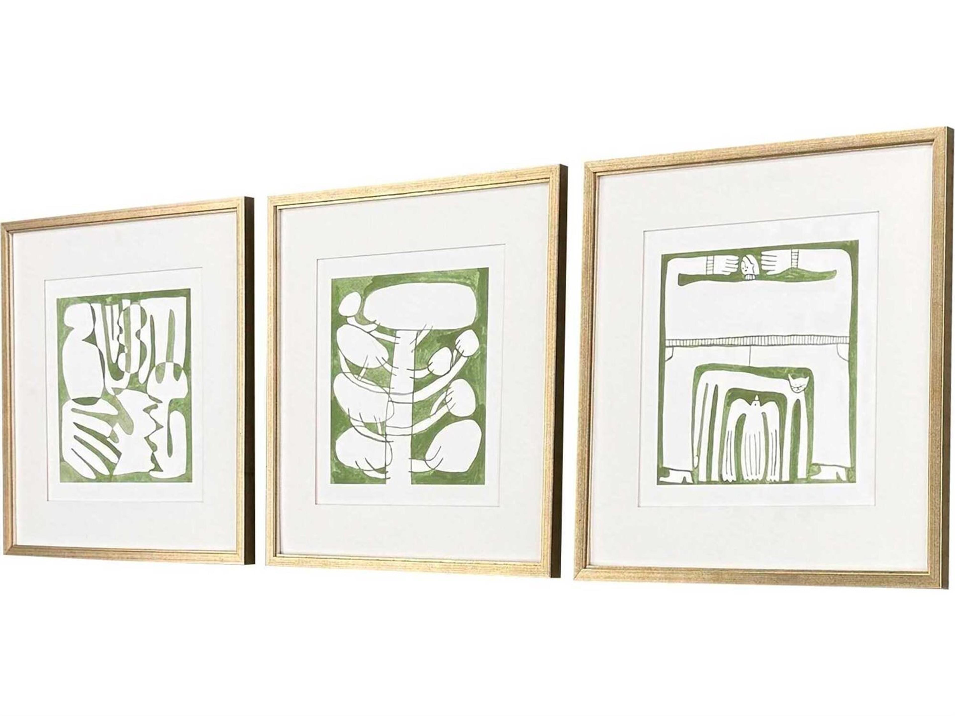 Paragon Abstract Minimal Moments-I Wall Art Set of 3