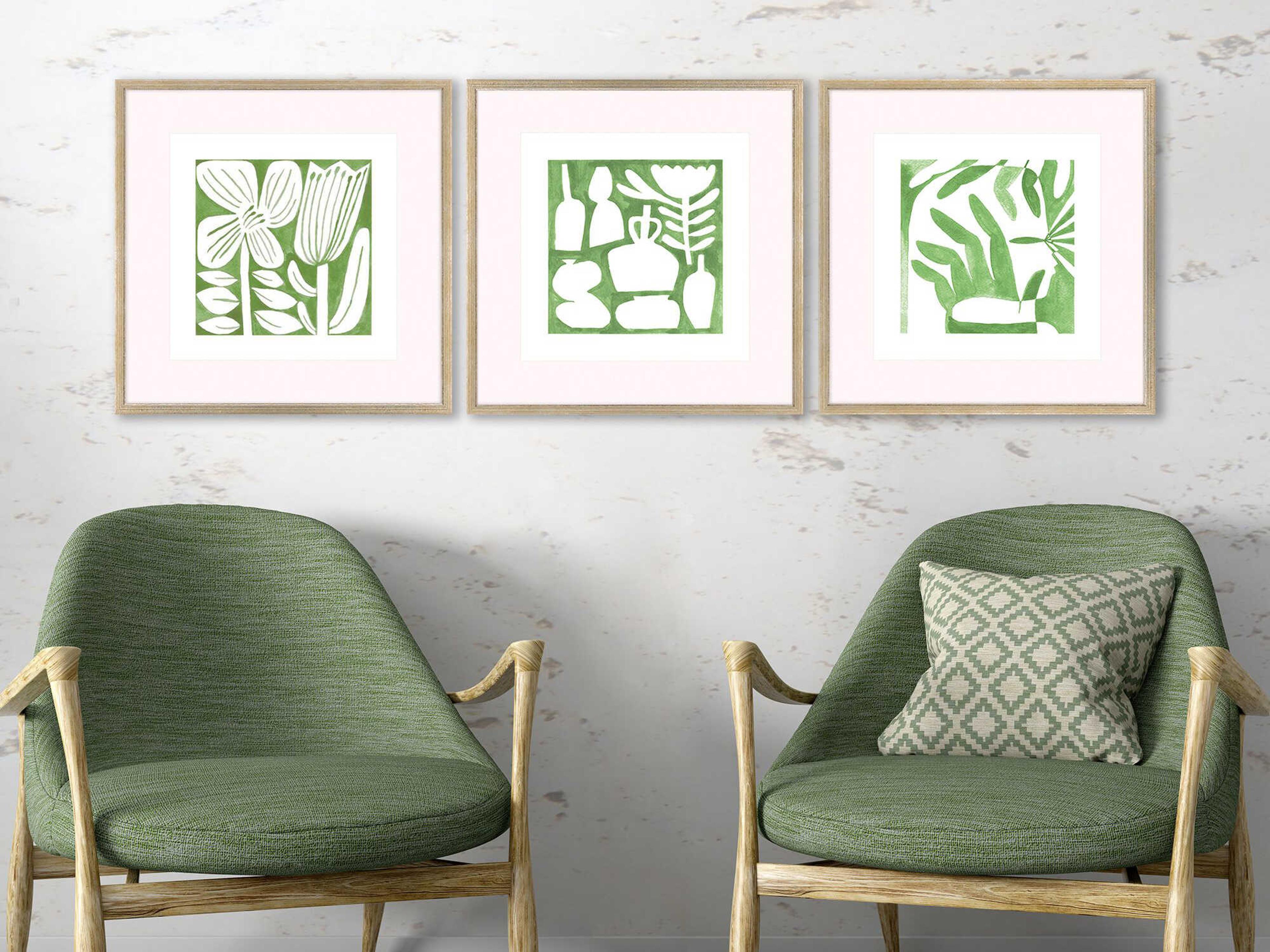 Paragon Abstract Minimal Moments-II Wall Art Set of 3