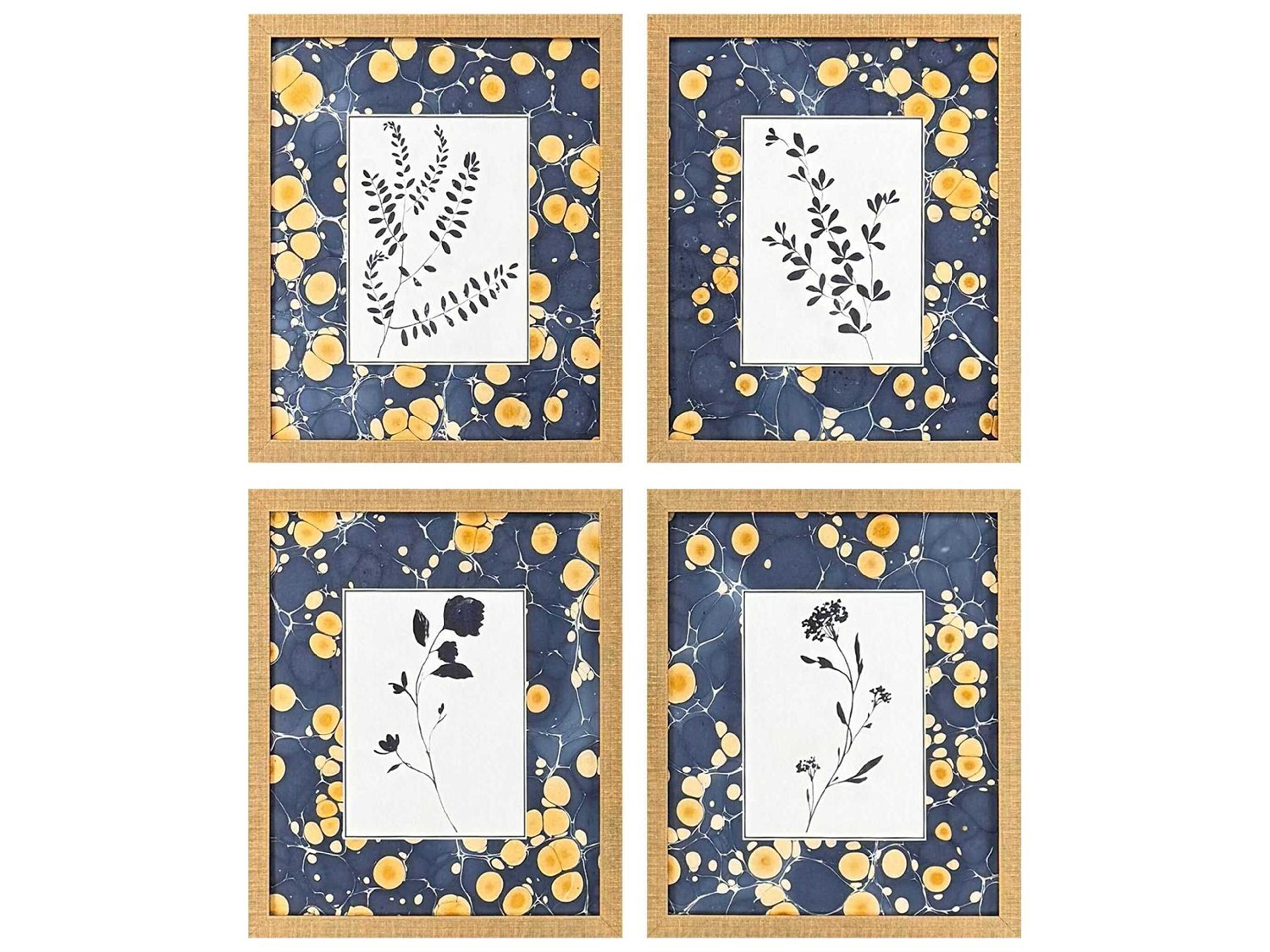 Florals Simple Nature Wall Art Set of 4
