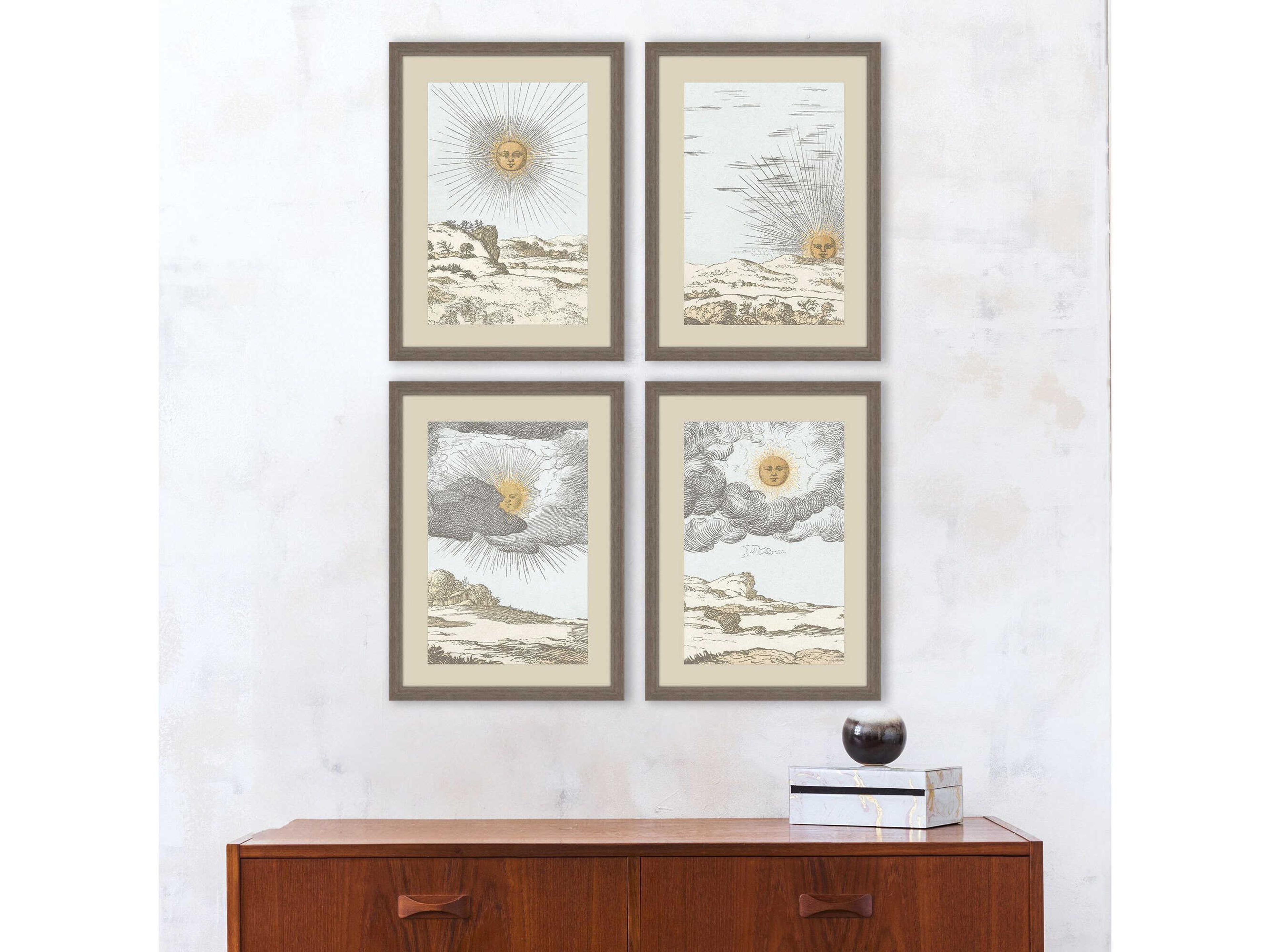 Paragon Landscapes Sun Wall Art Set of 4