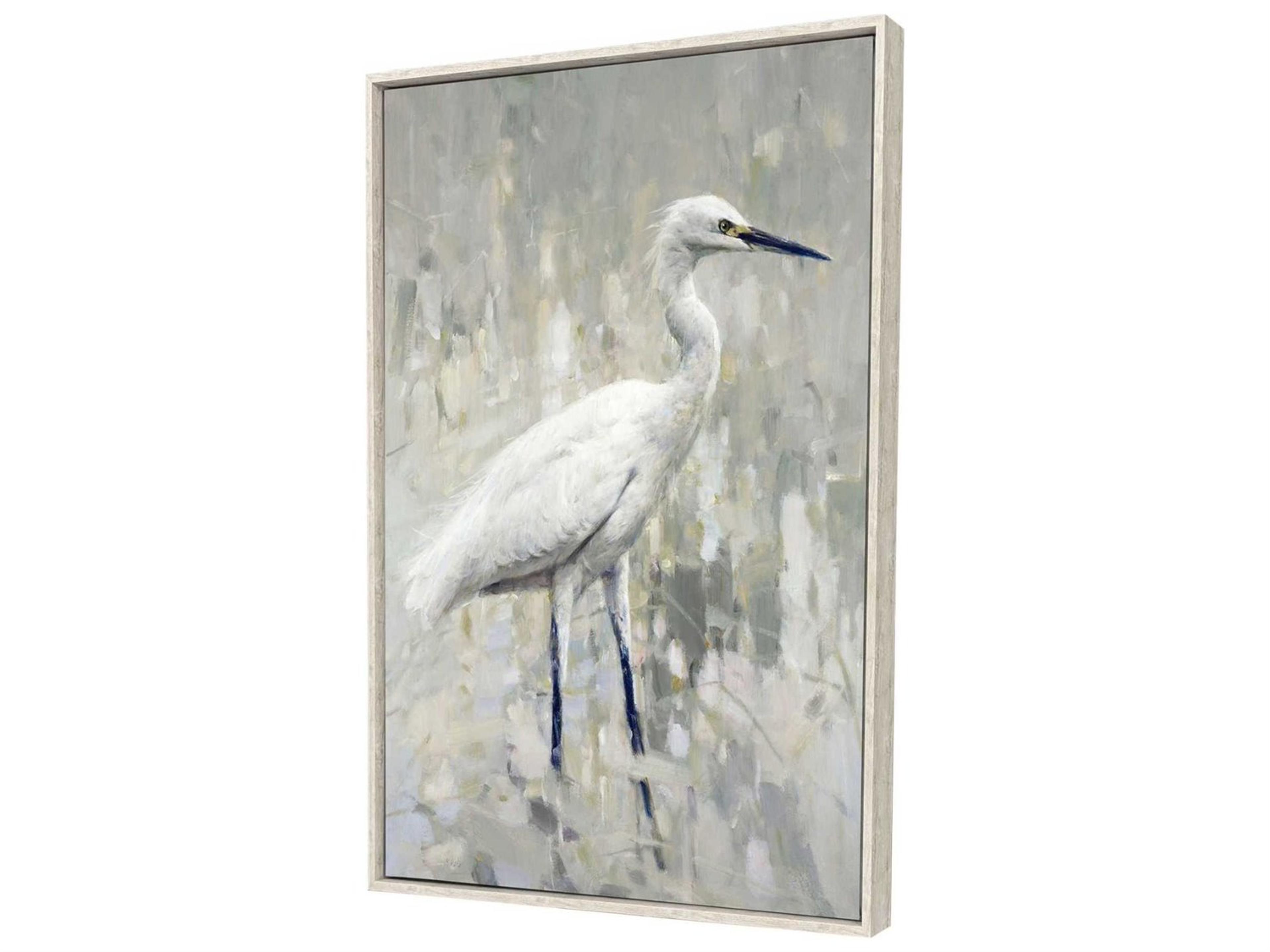 Paragon Animals White Egret Canvas Wall Art