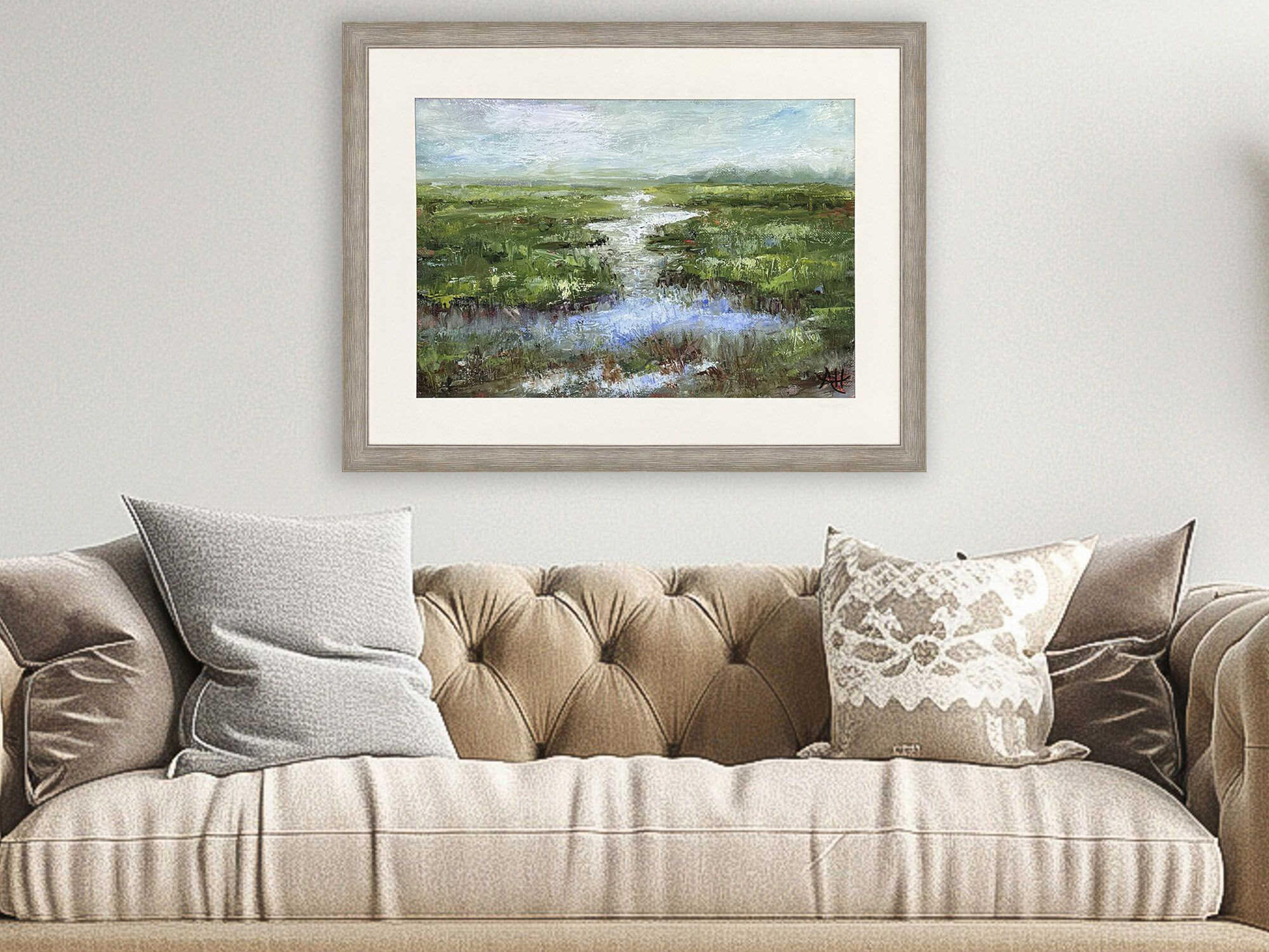 Paragon Waterside Rainy Day Marsh Wall Art