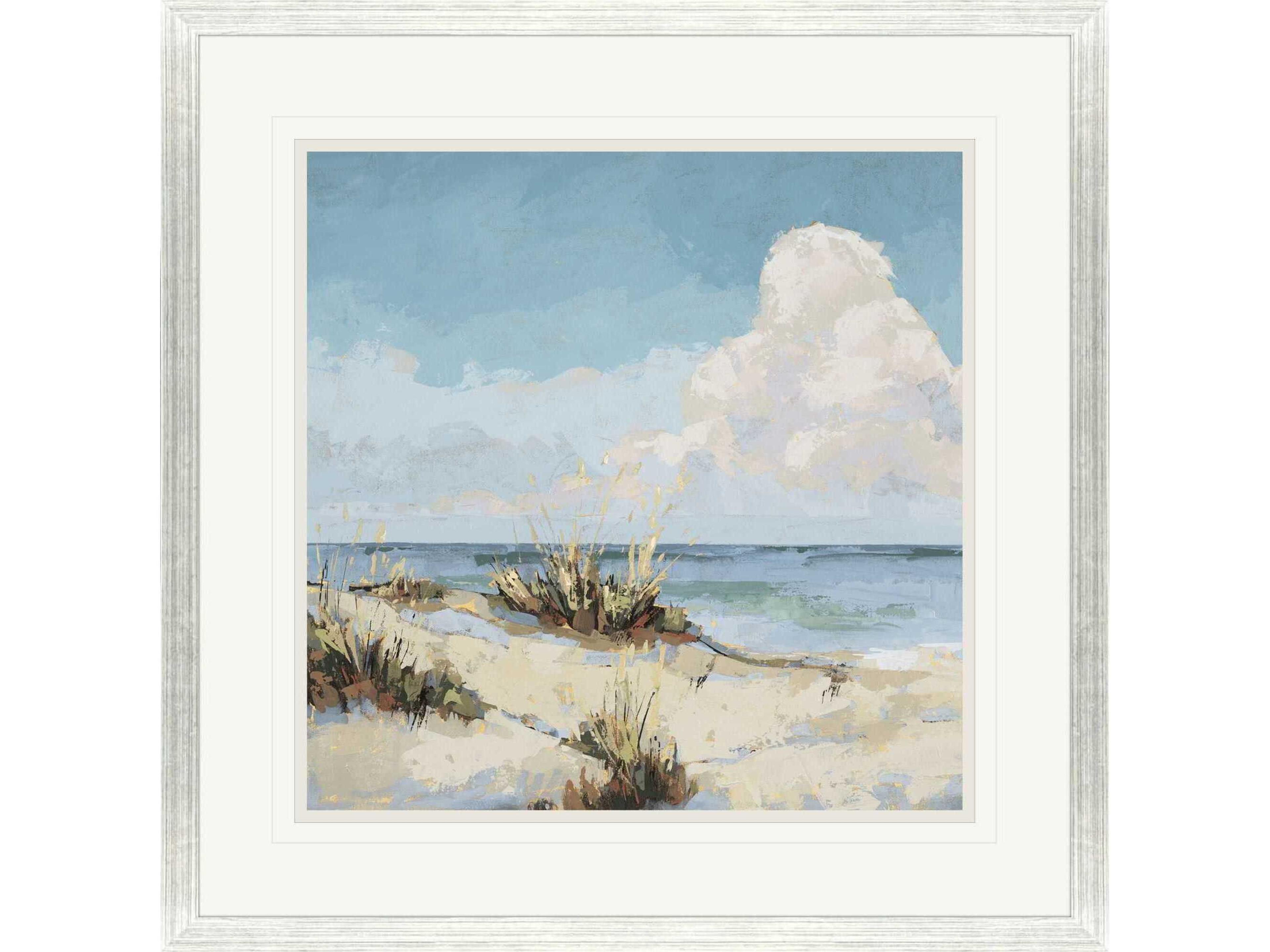 Waterside Cloudy Beach-I Wall Art