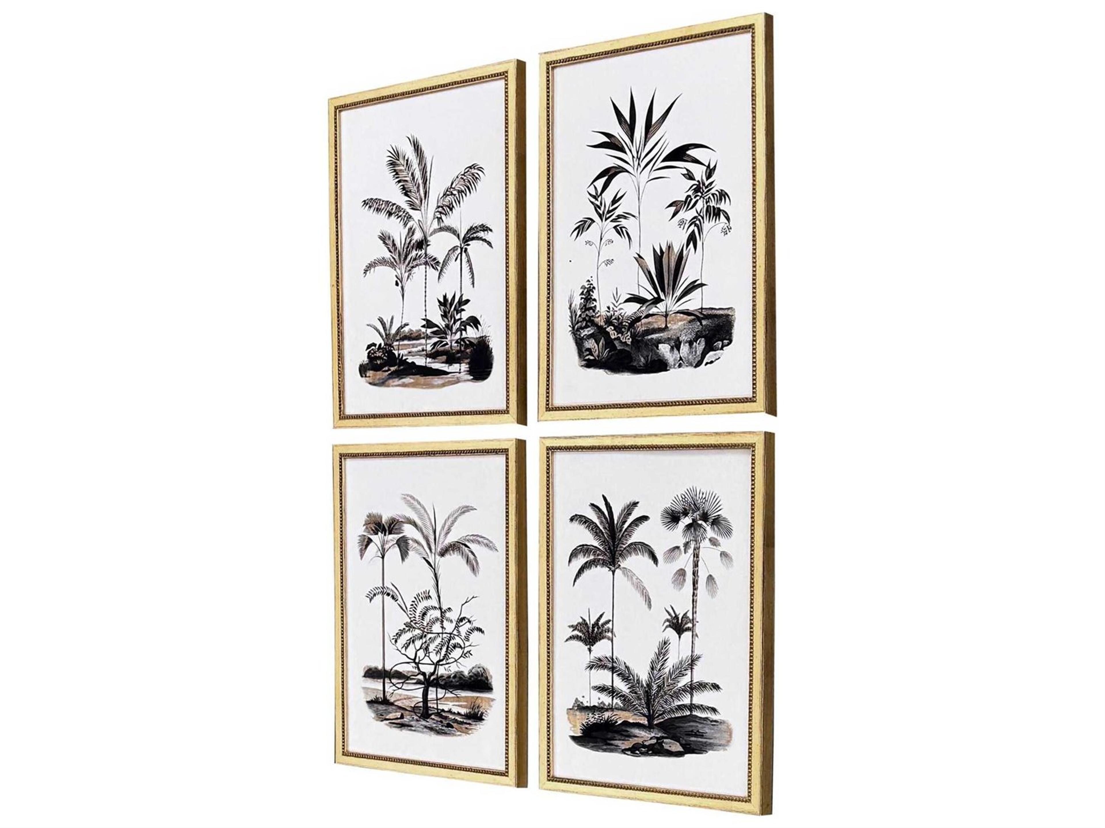 Paragon Waterside Exotic Terrain Wall Art Set of 4
