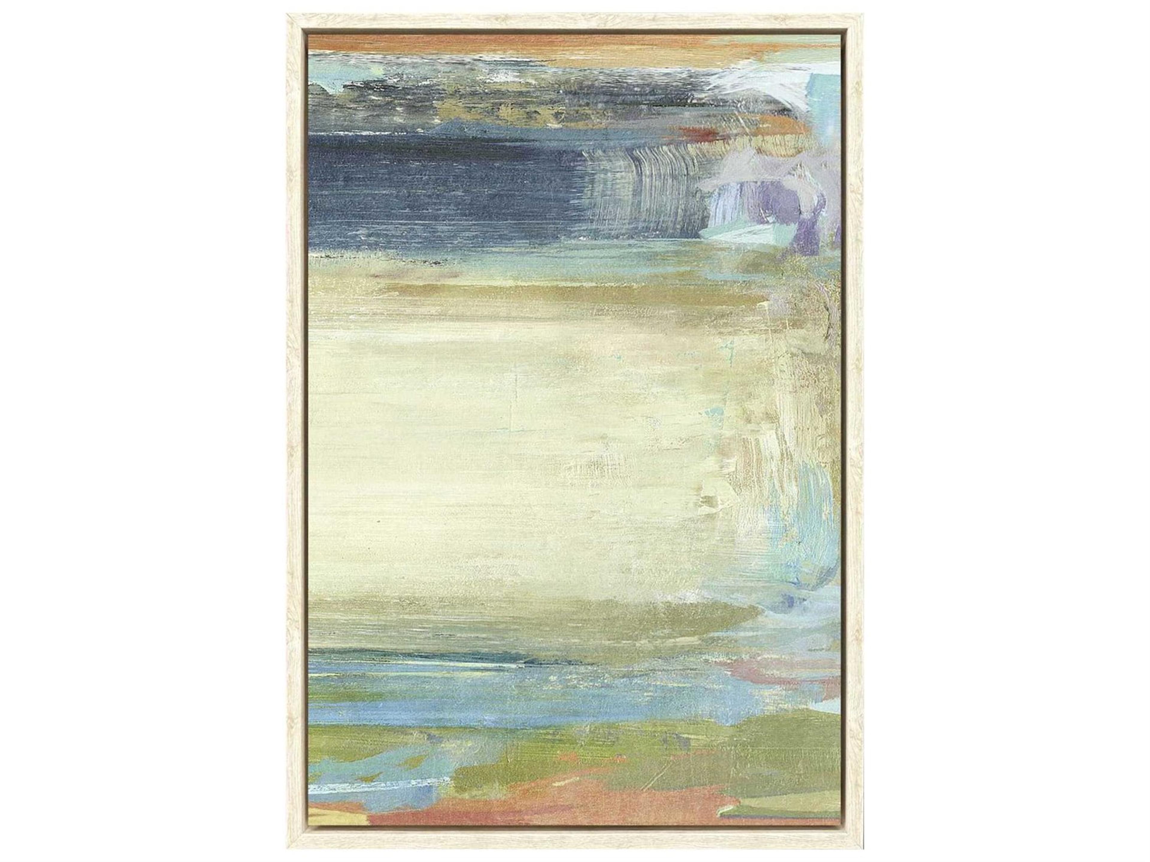 Abstract Green Mile No.1 Canvas Wall Art