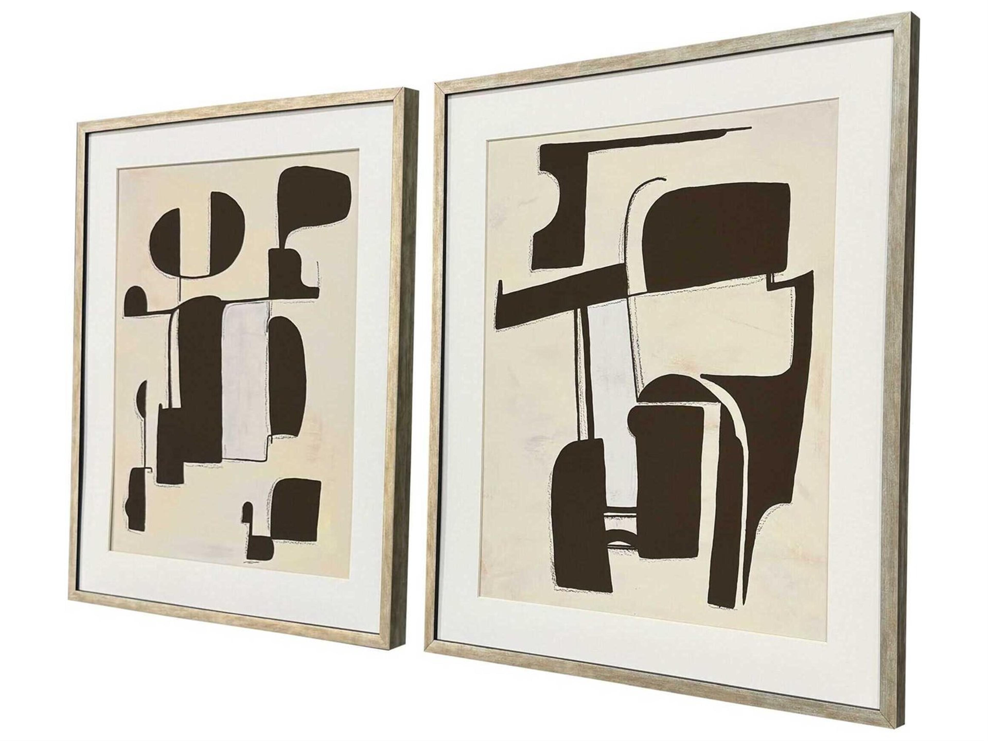 Paragon Abstract Enigma Wall Art Set of 2