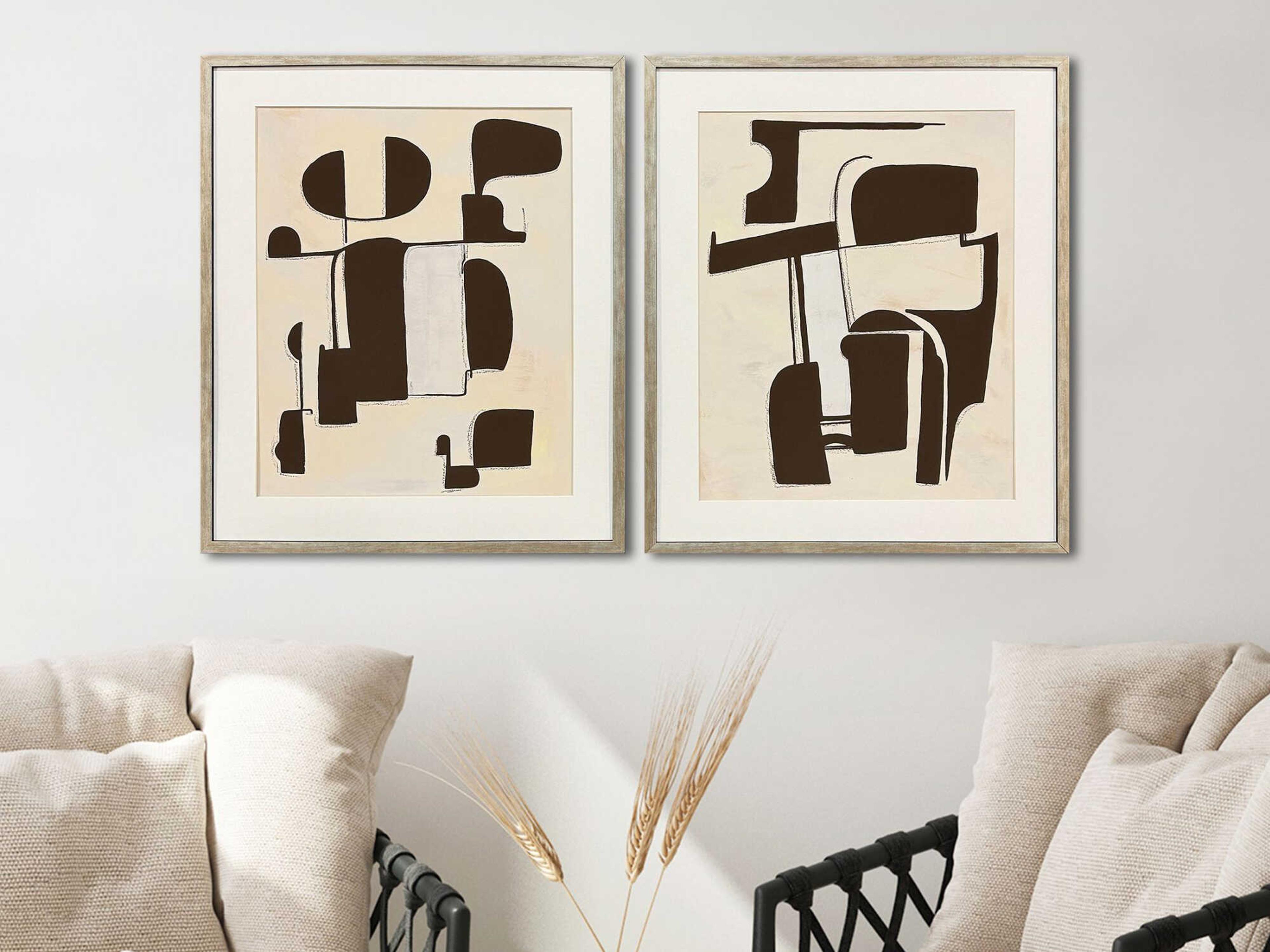 Paragon Abstract Enigma Wall Art Set of 2