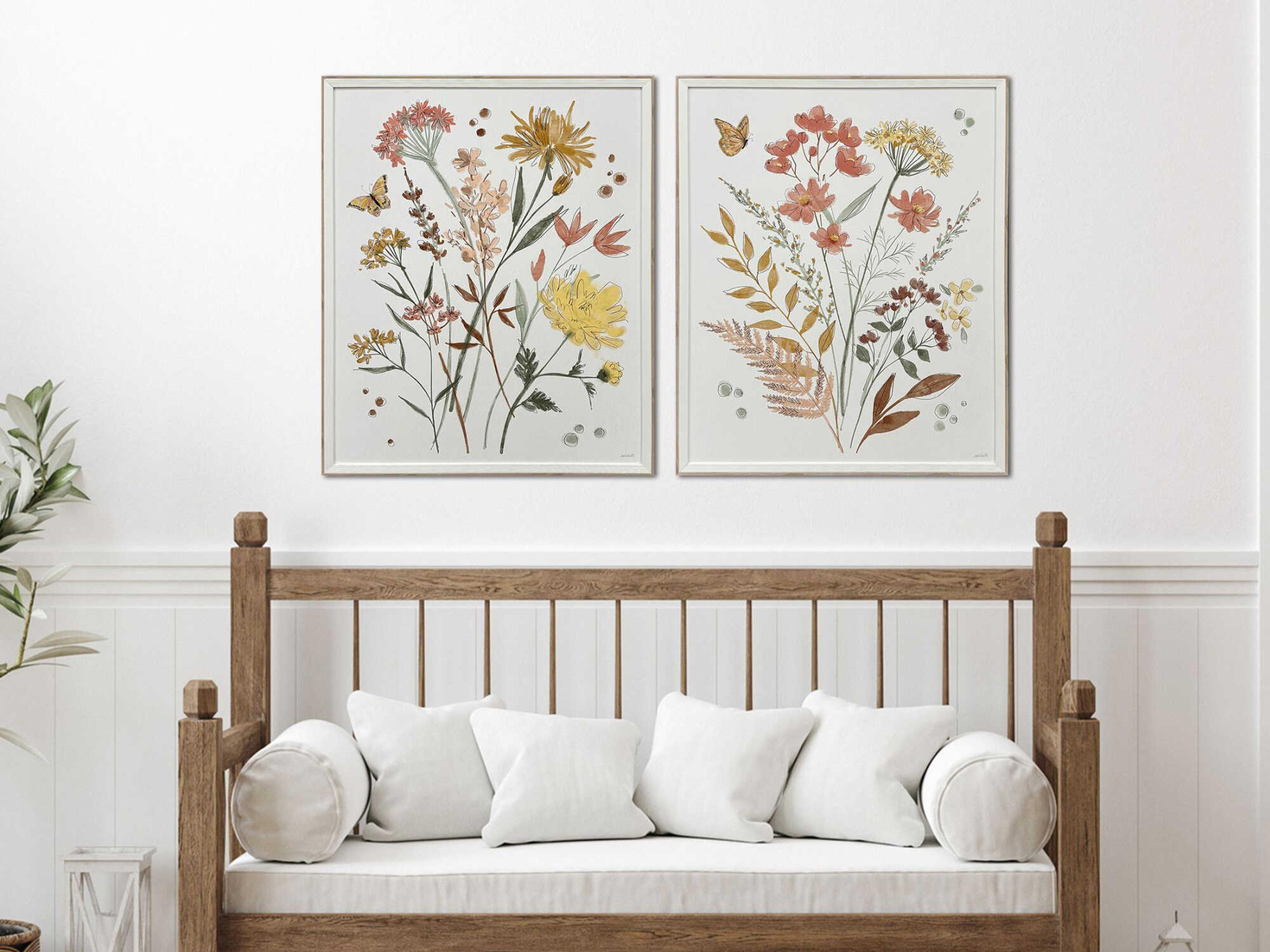 Paragon Florals Full Bloom-II Wall Art Set of 2