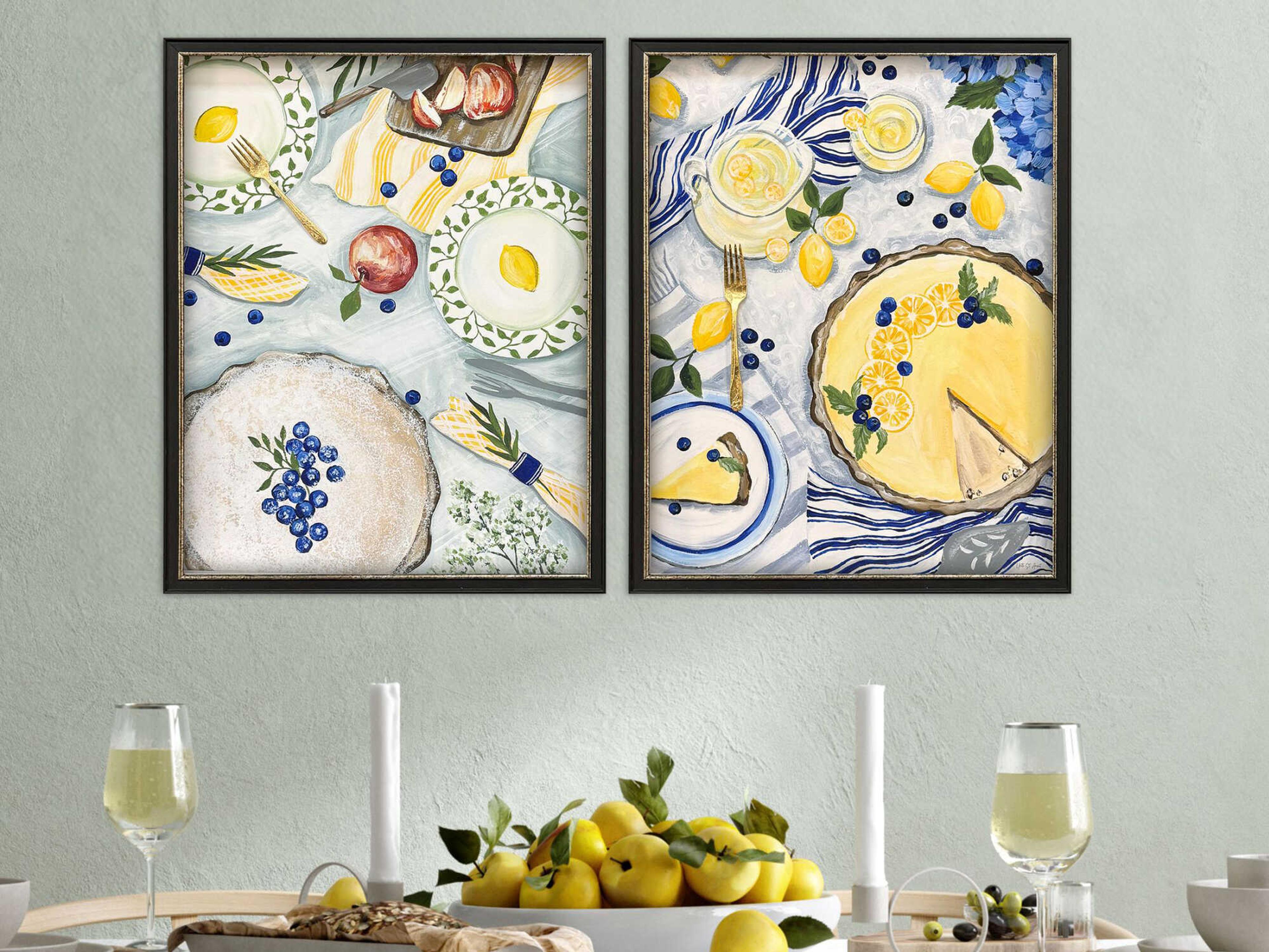Paragon Culinary Summer Picnic Wall Art Set of 2