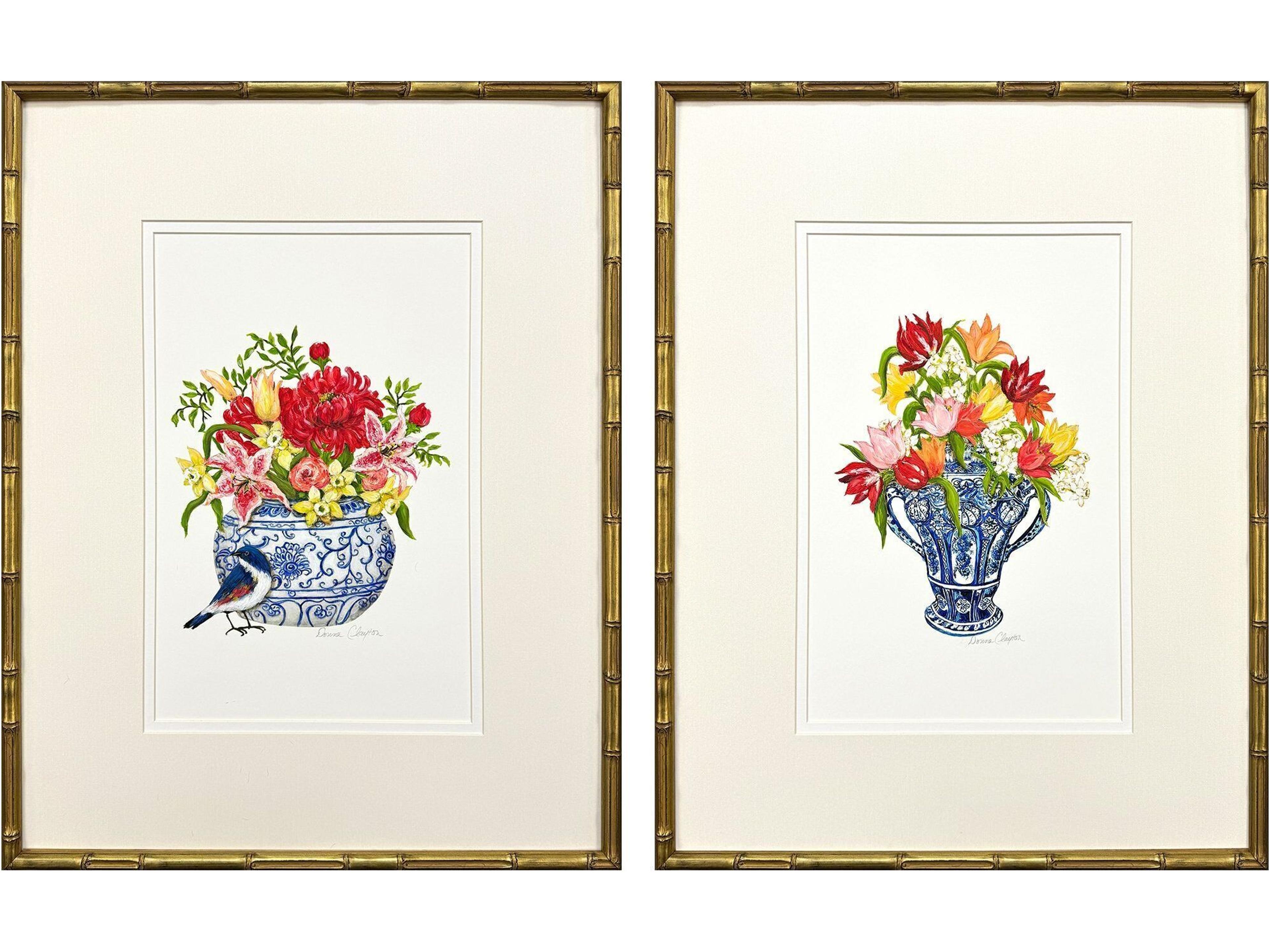 Blue And White Art - Set of 2