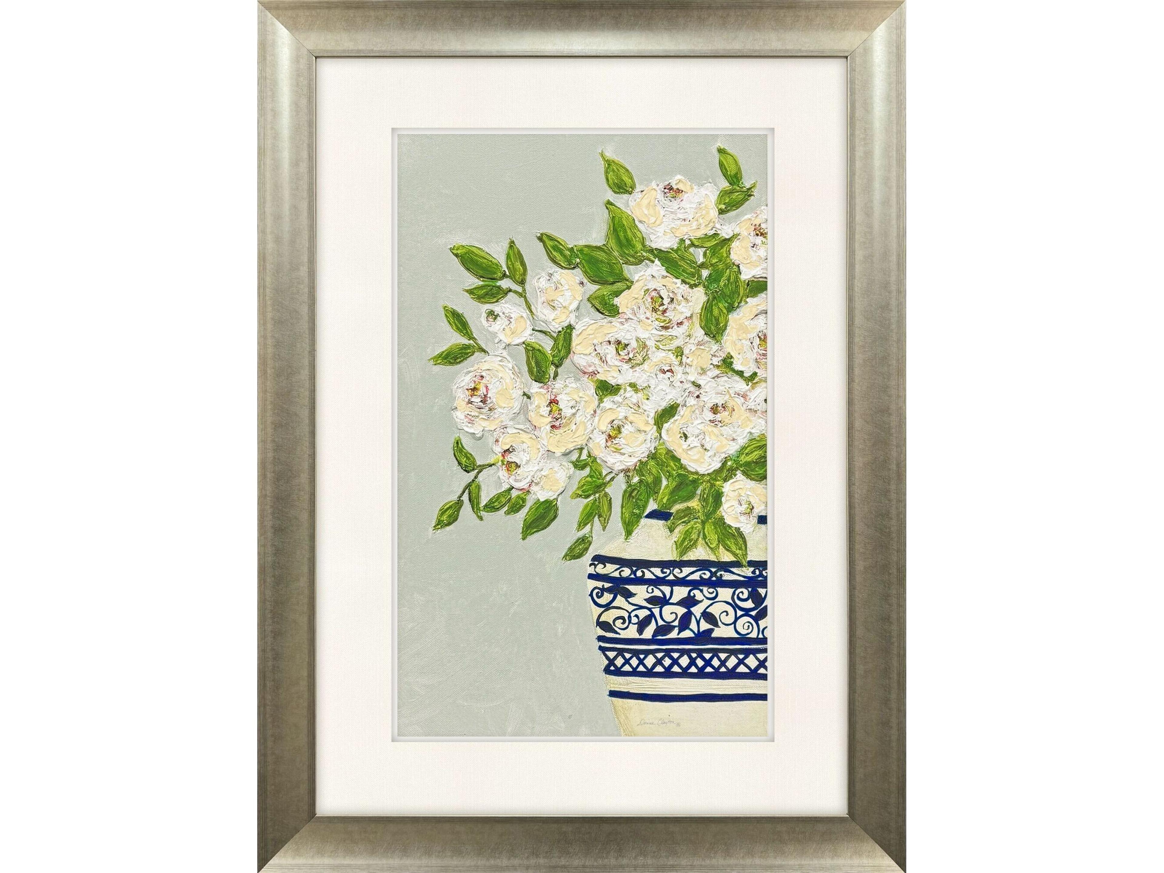 Floral Balance I Framed Art