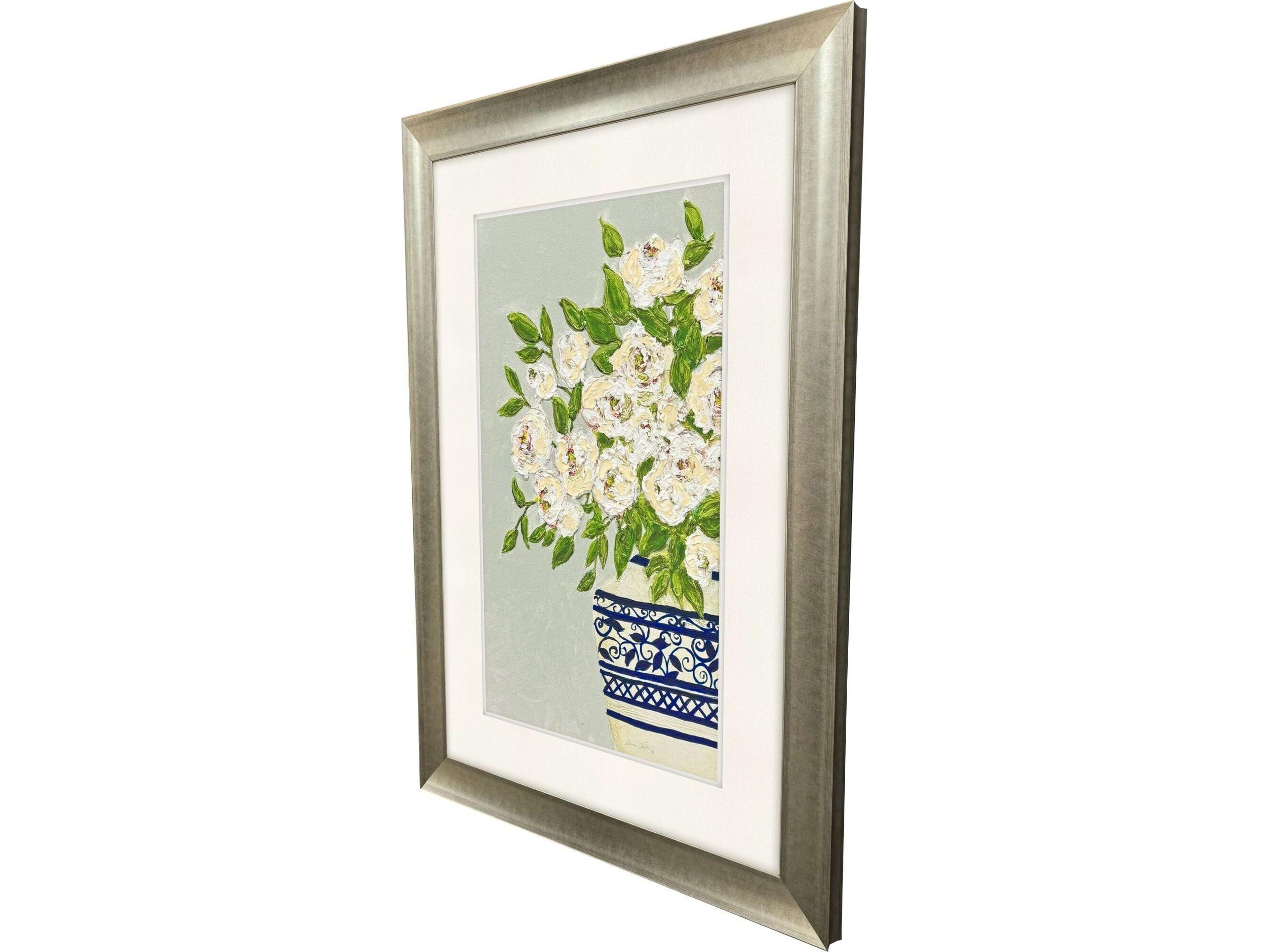 Paragon Floral Balance I Framed Art