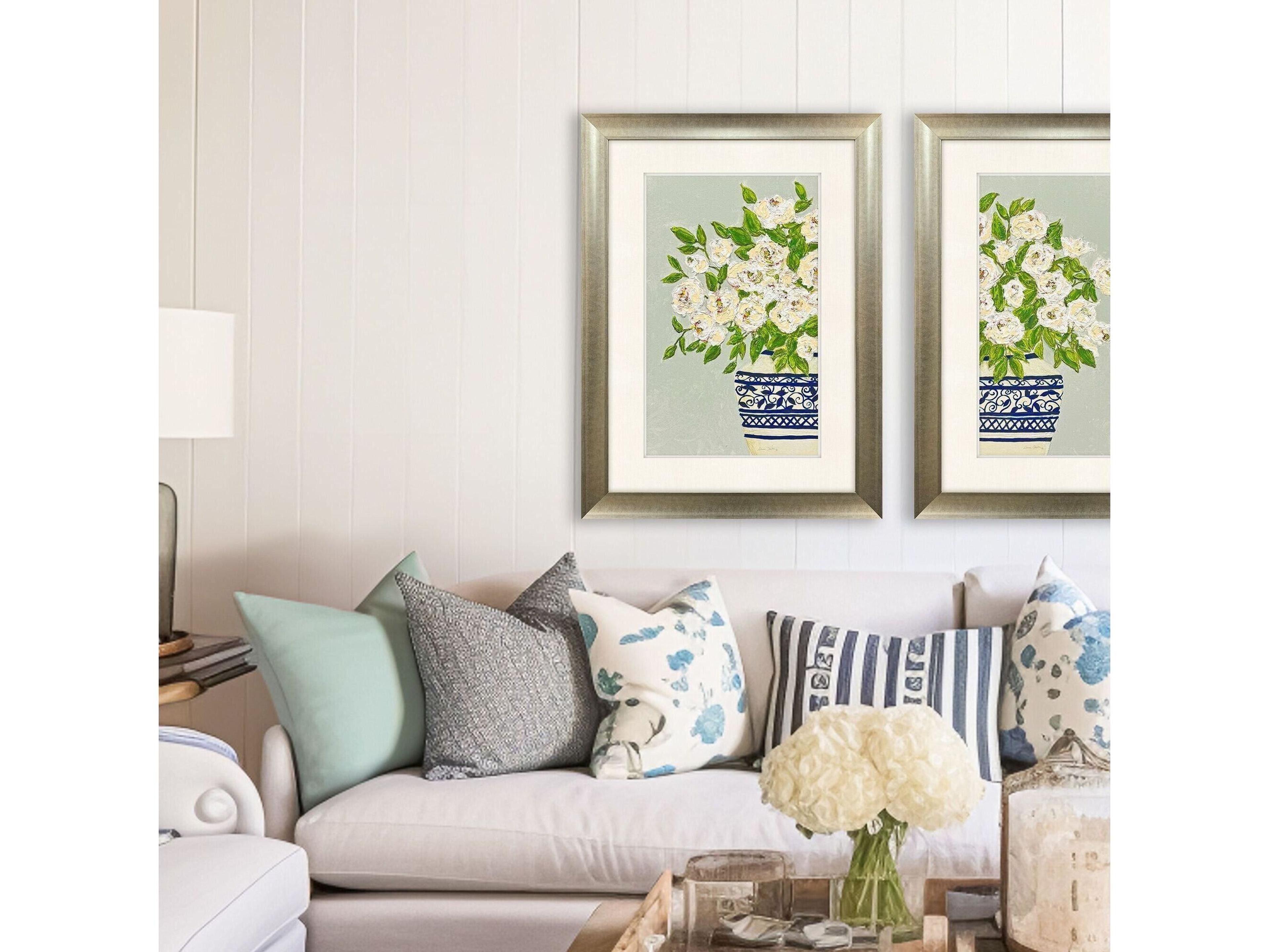 Paragon Floral Balance I Framed Art