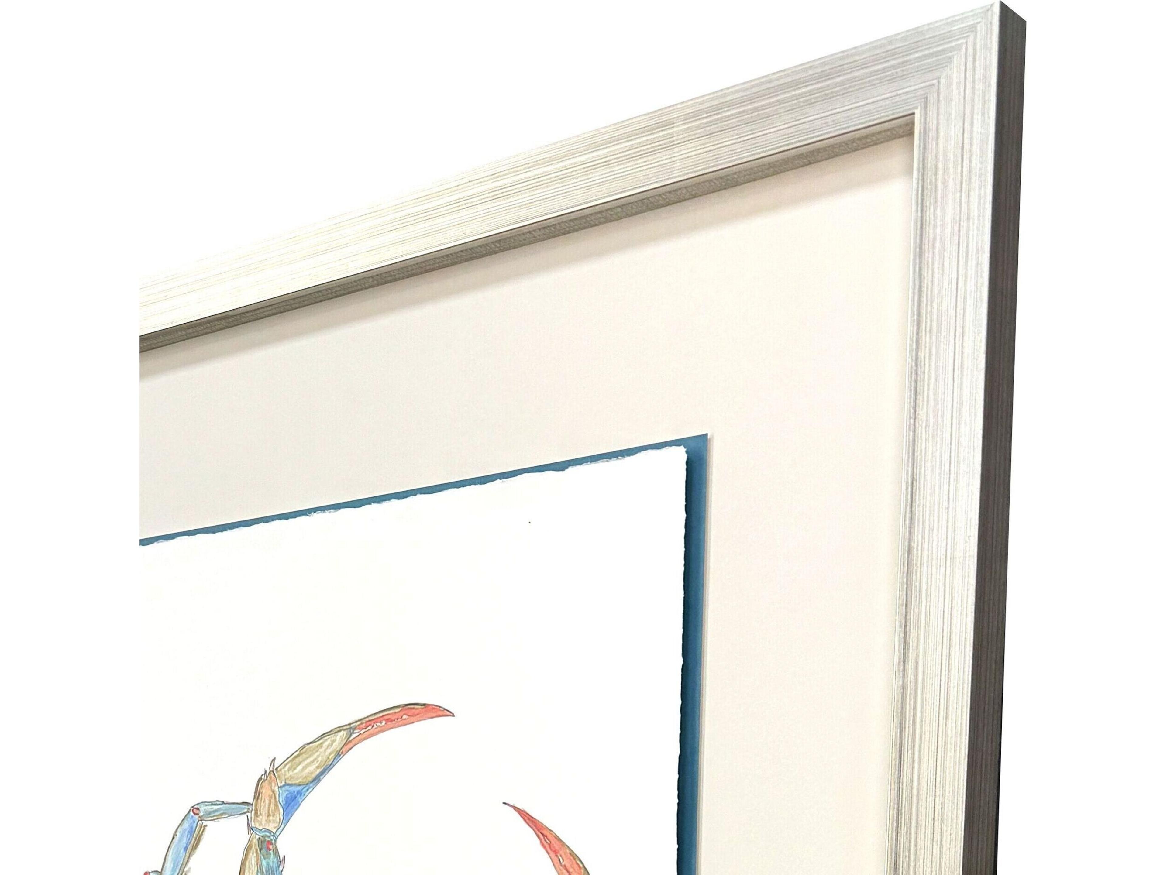 Paragon Crab I Celebration Seahorse Framed Art