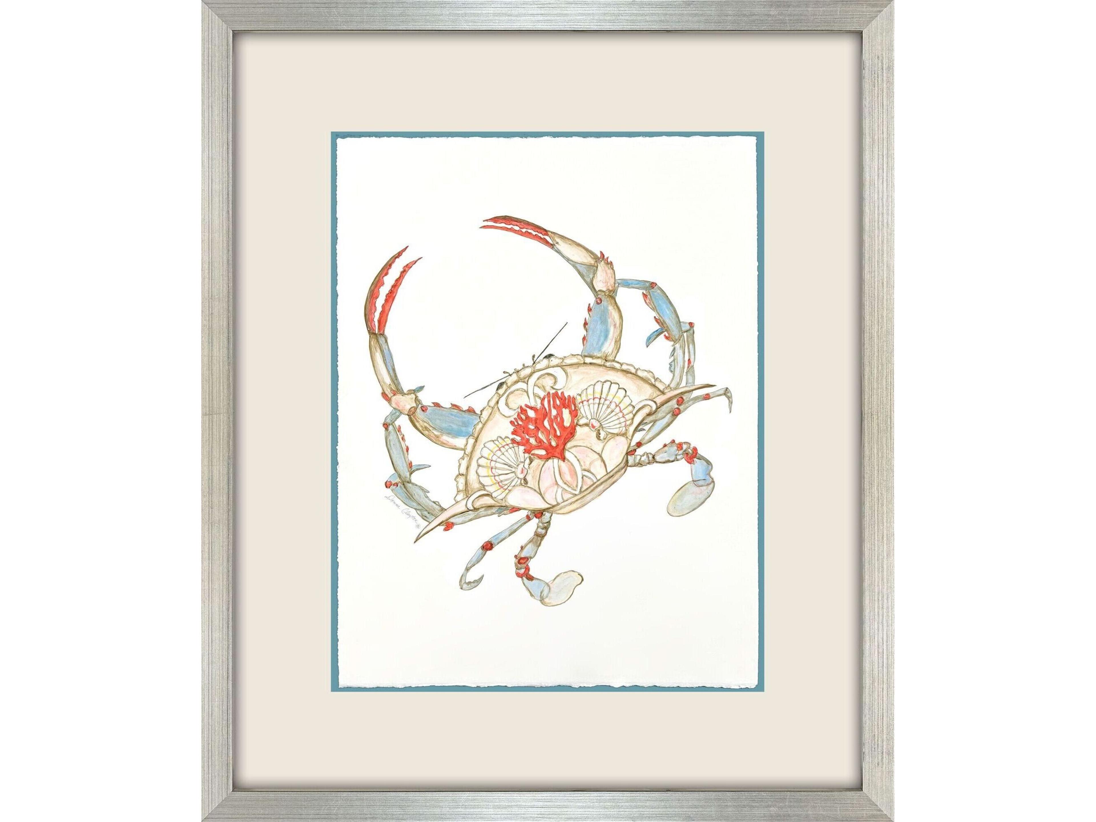 Paragon Crab II Celebration Seahorse Framed Art