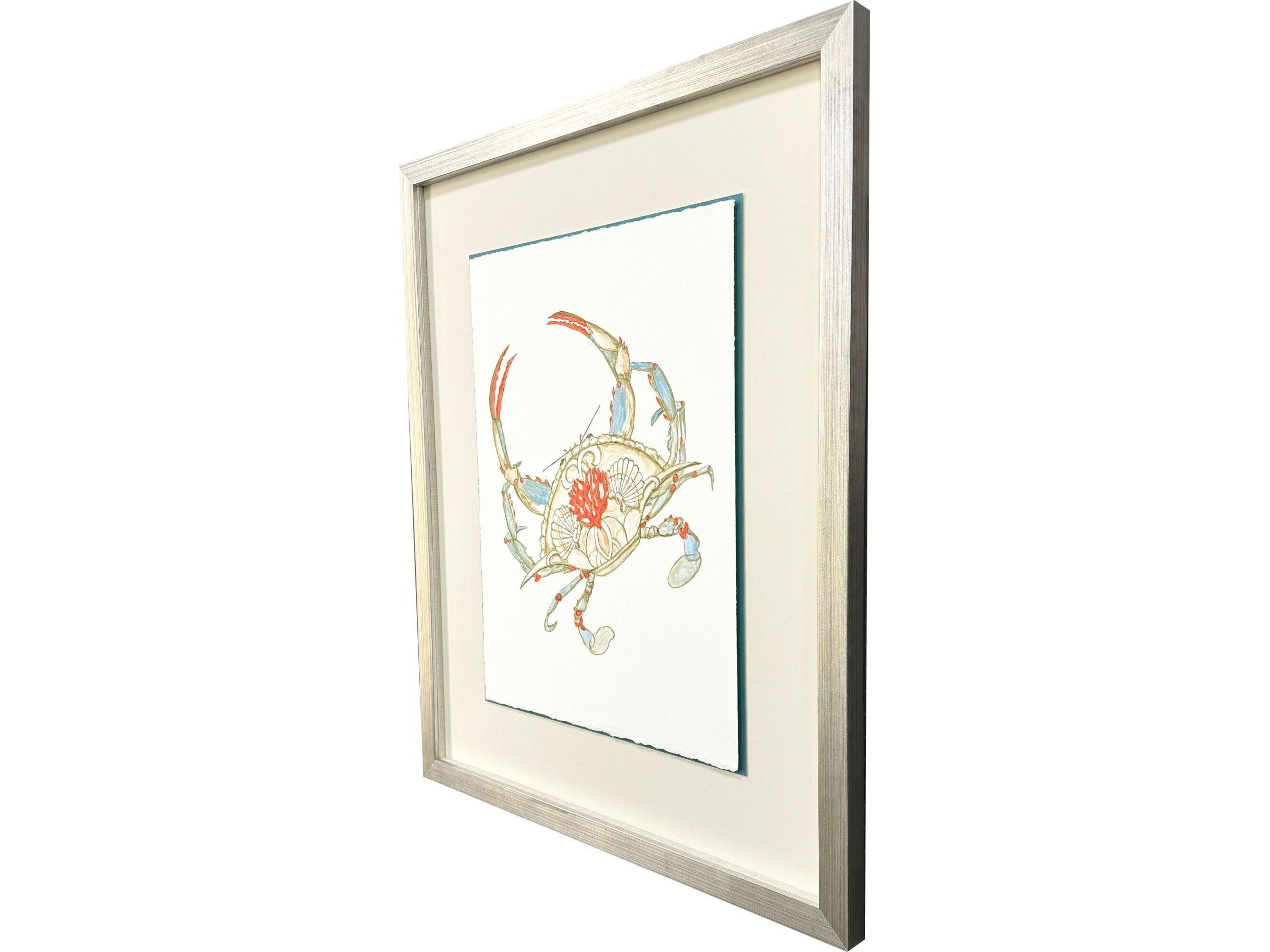 Paragon Crab II Celebration Seahorse Framed Art