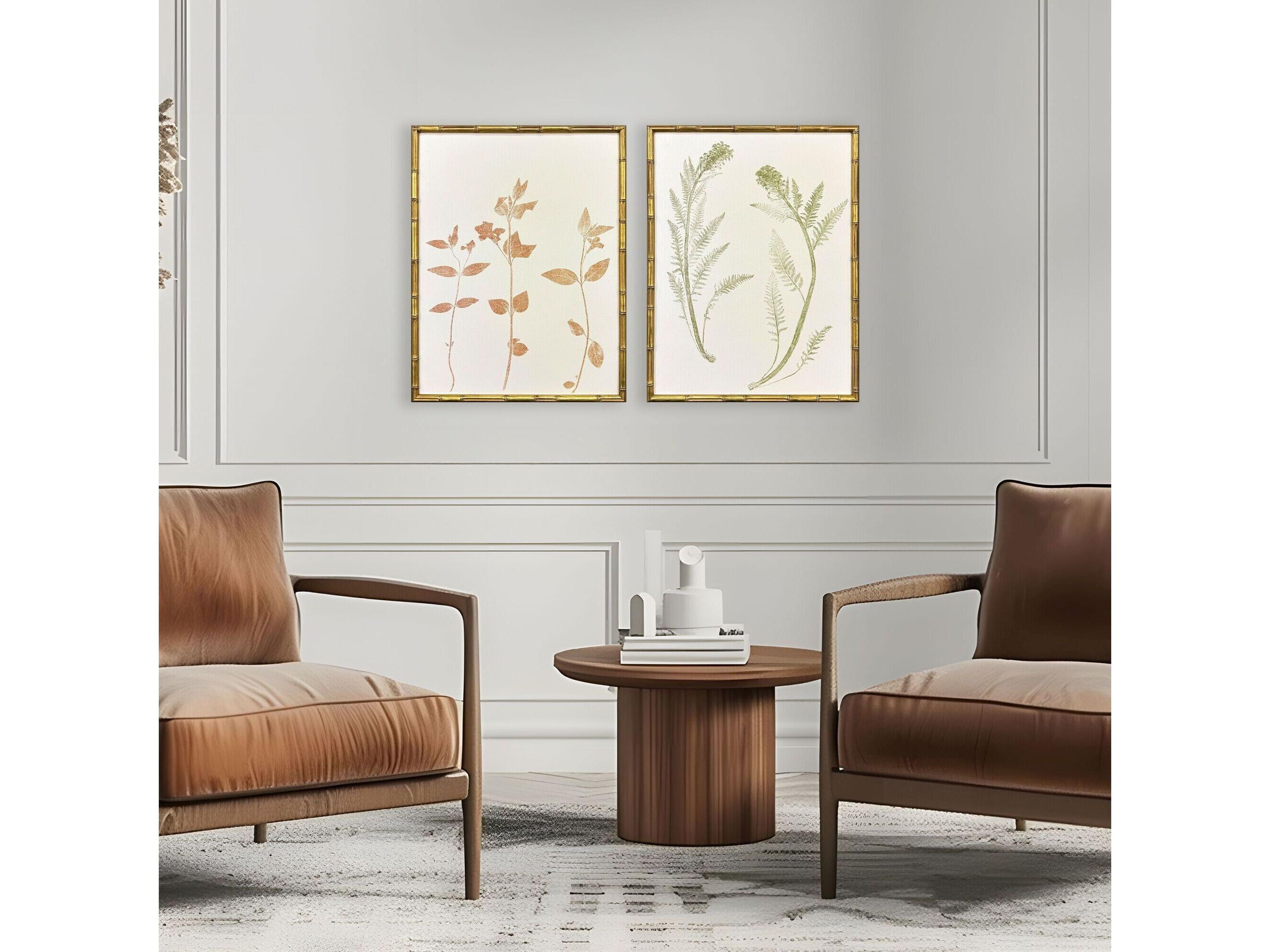 Paragon Floral Trace I Framed Art - Set of 2