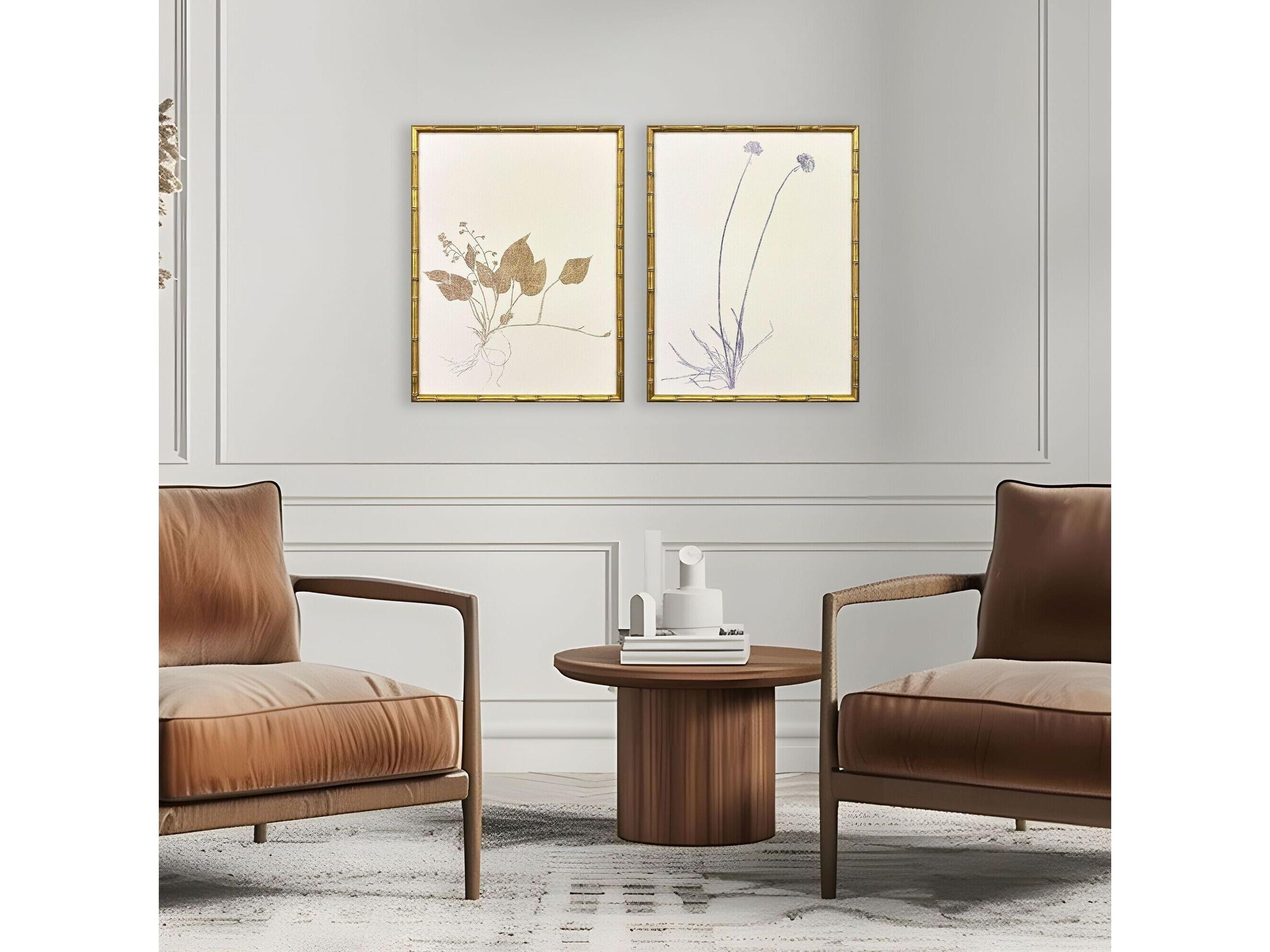 Paragon Floral Trace II Framed Art - Set of 2