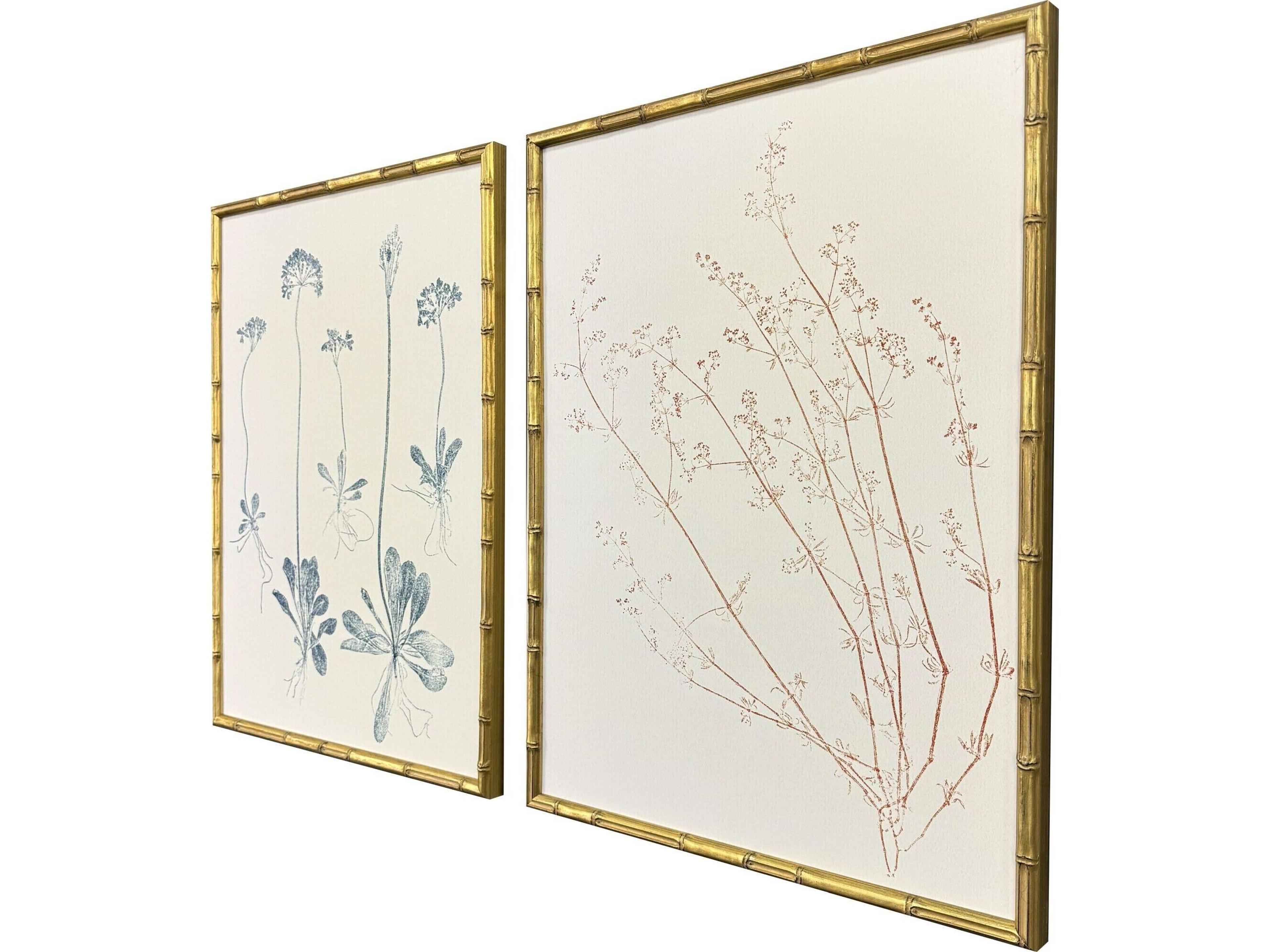 Paragon Floral Trace III Framed Art - Set of 2