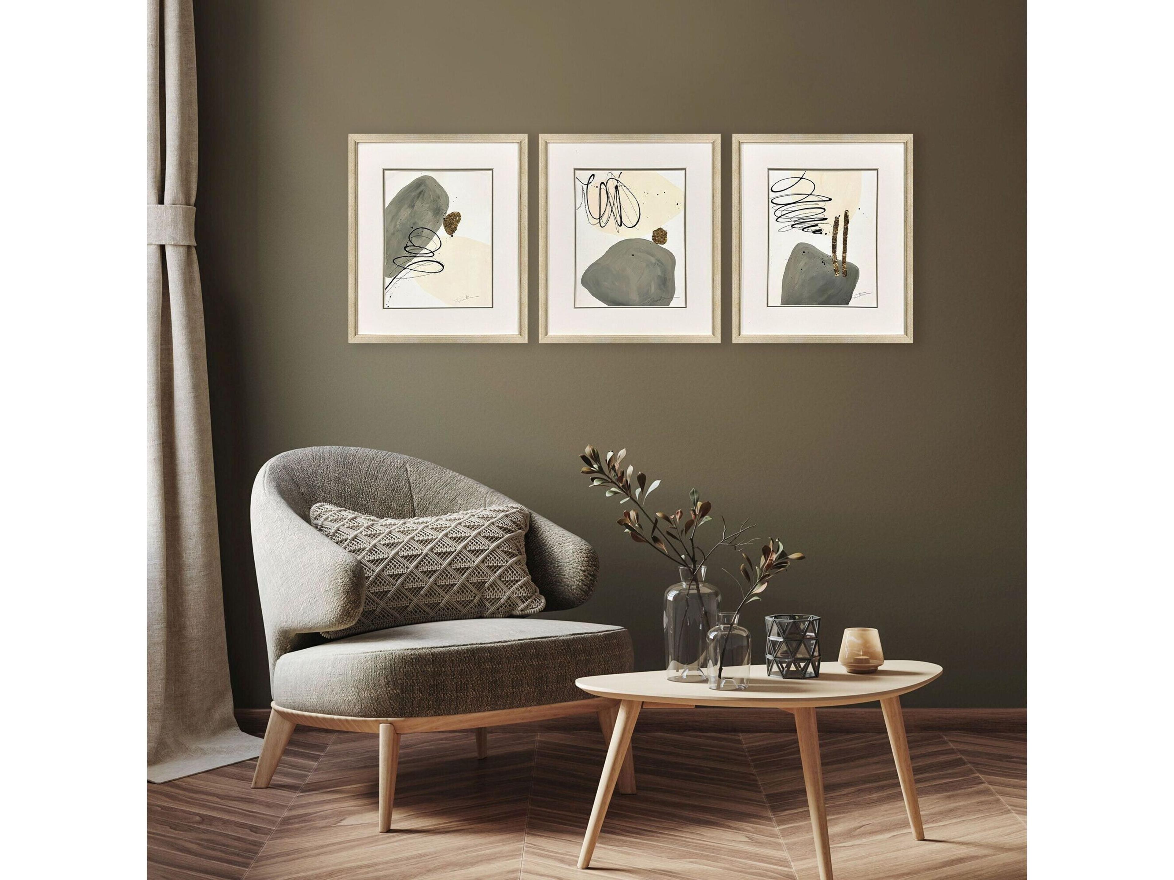 Paragon Rock Garden Framed Art - Set of 3