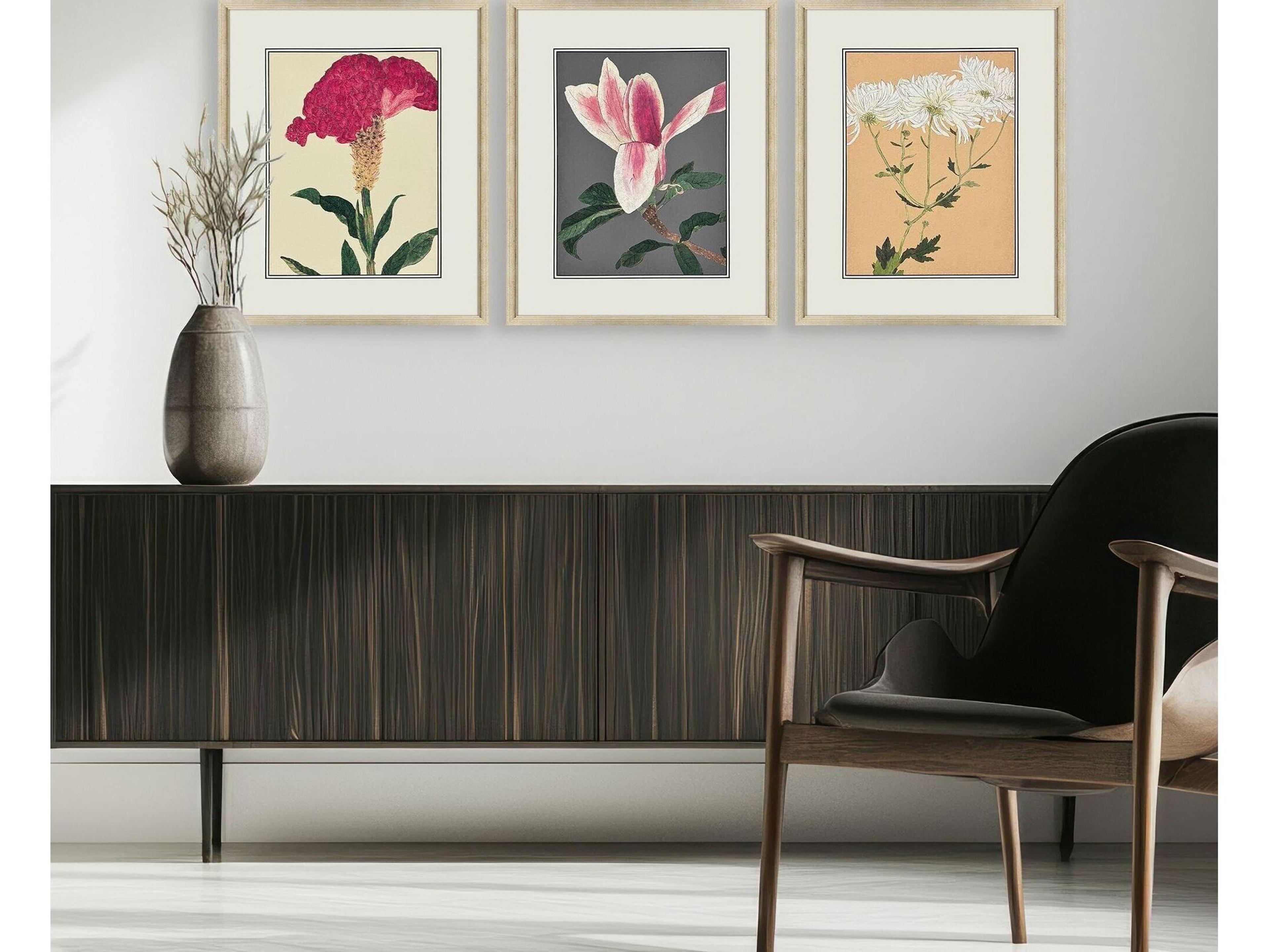 Paragon Enchanted Blooms I Framed Art - Set of 3