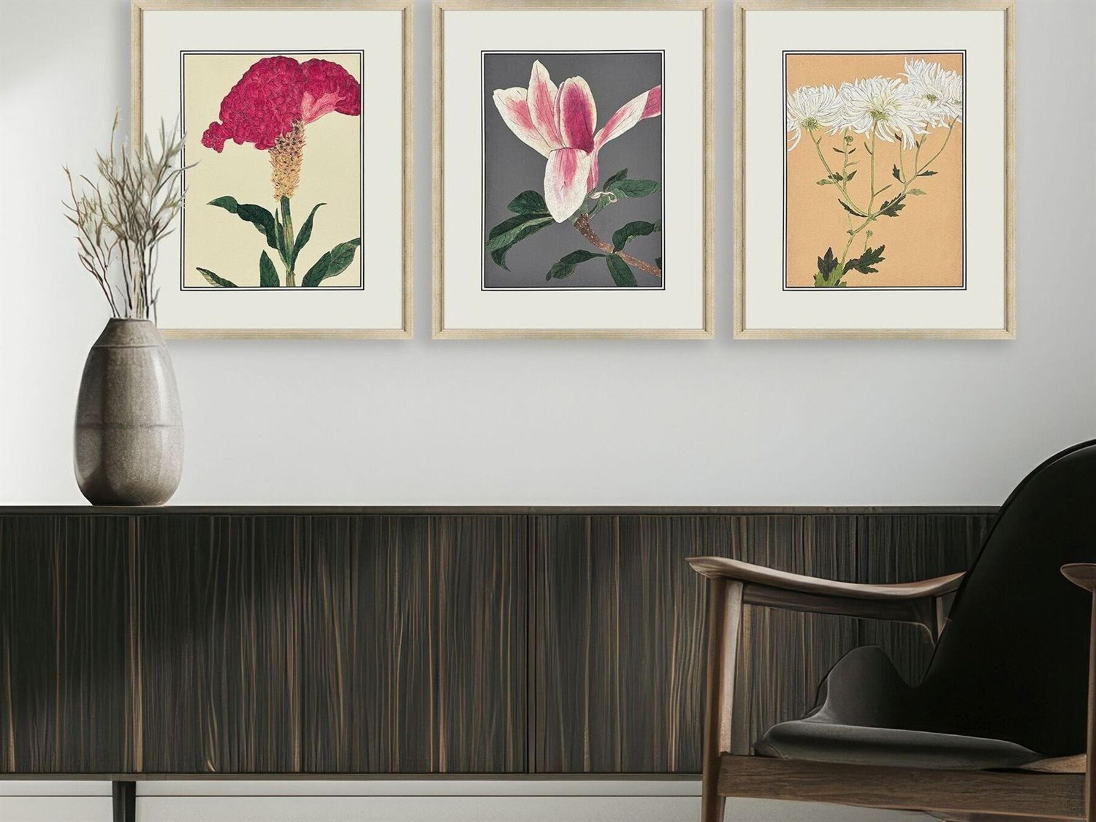 Paragon Enchanted Blooms I Framed Art - Set of 3