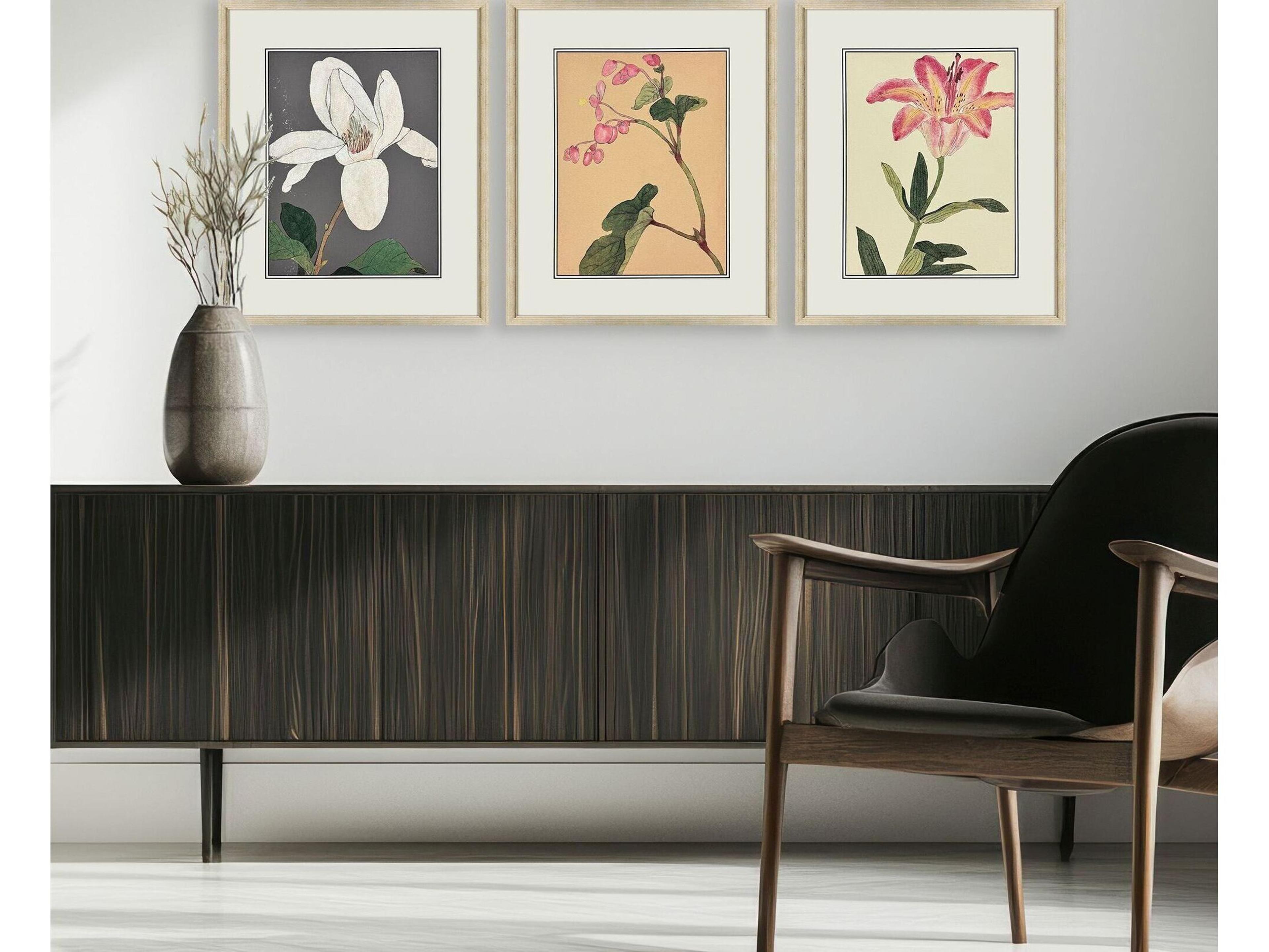 Paragon Enchanted Blooms II Framed Art - Set of 3