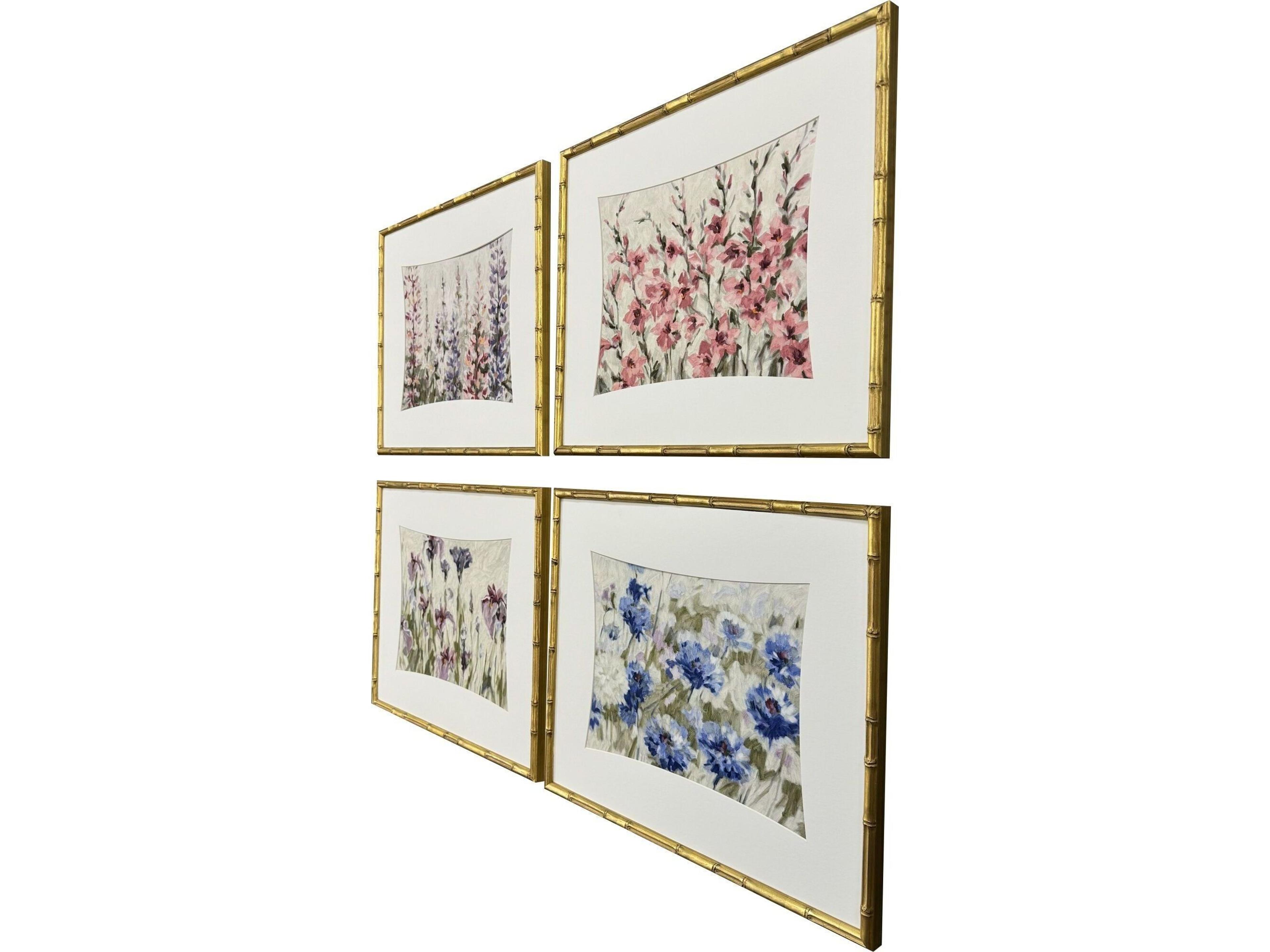 Paragon Floral Haven Framed Art - Set of 4