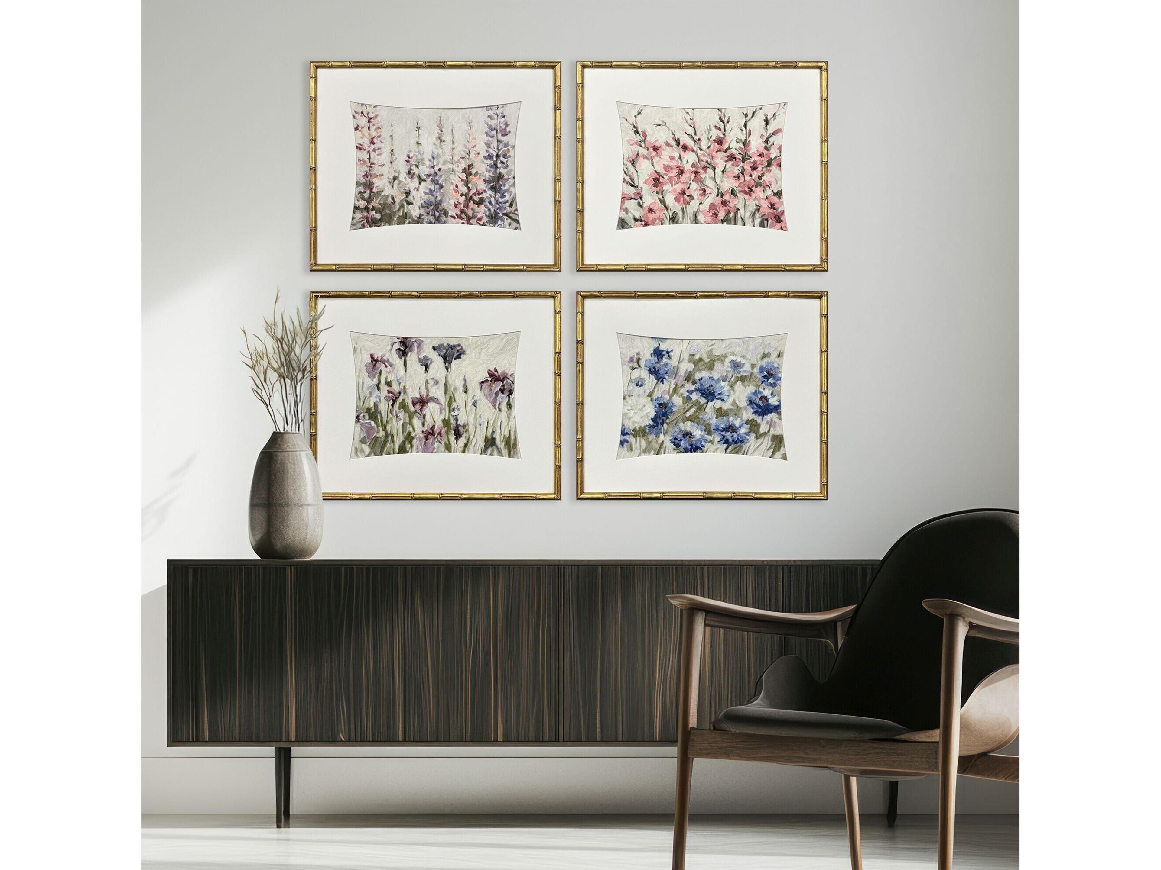 Paragon Floral Haven Framed Art - Set of 4
