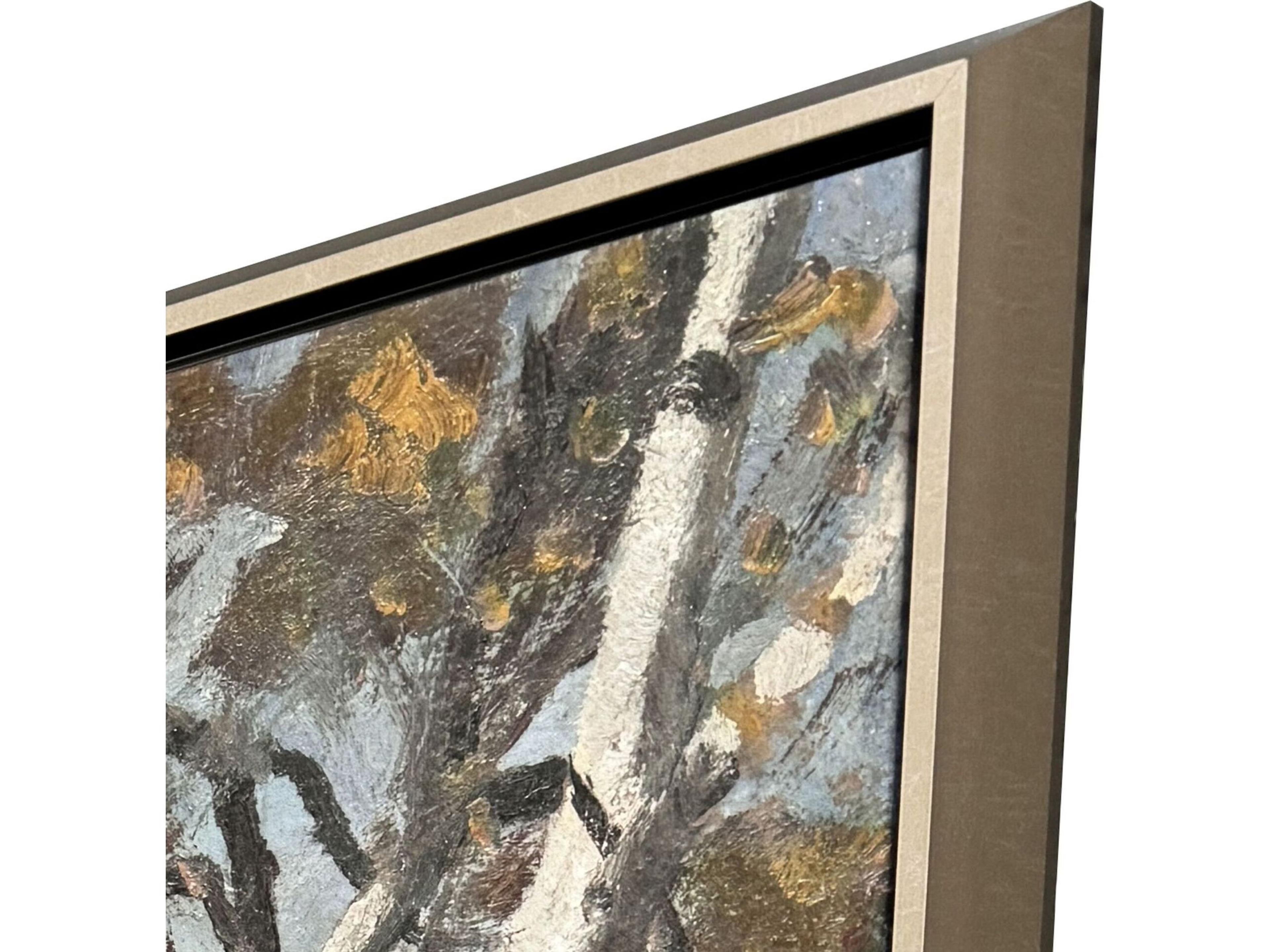 Paragon Birch Tree in a Landscape Canvas Wall Art