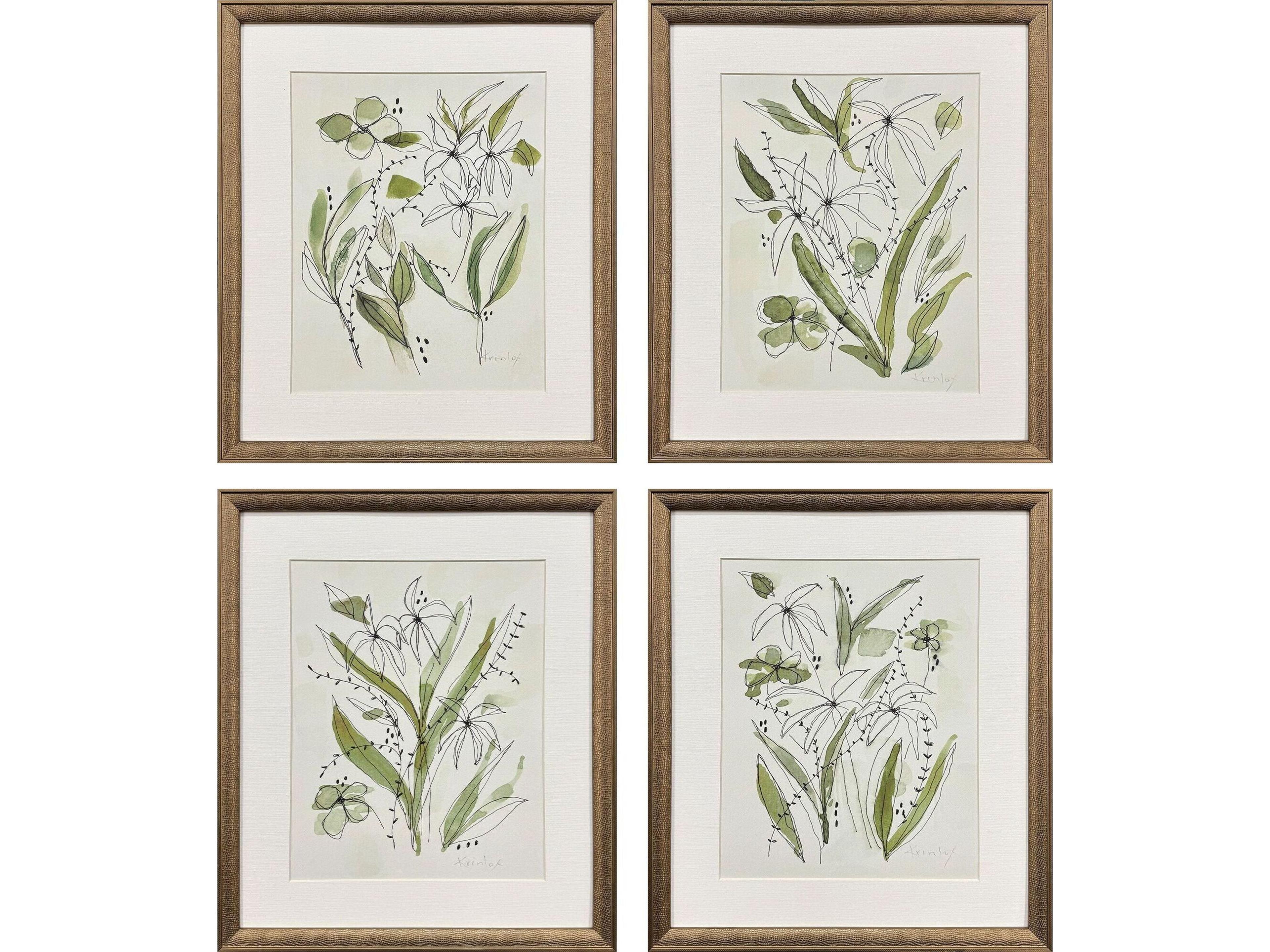 Paragon Bliss Framed Art - Set of 4