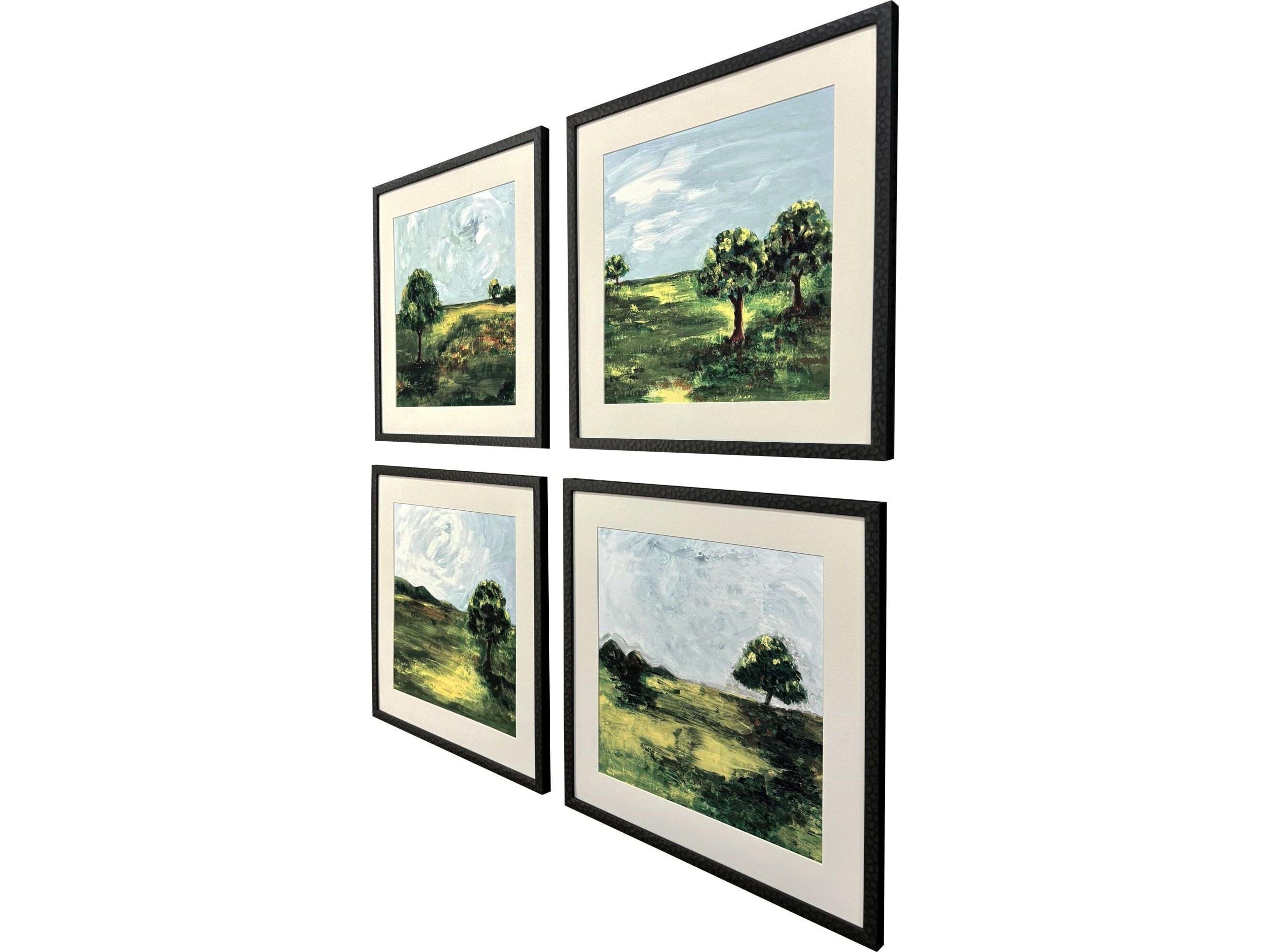 Paragon Verdant View Framed Art - Set of 4