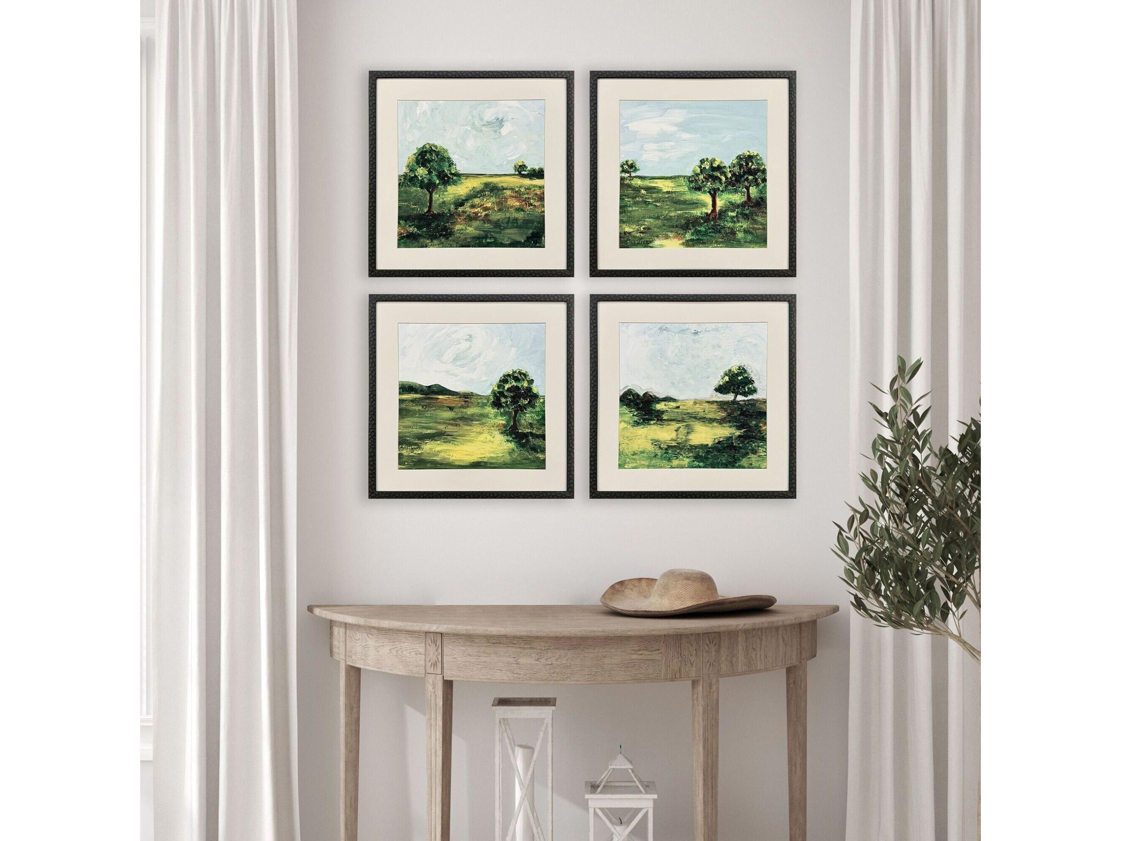 Paragon Verdant View Framed Art - Set of 4