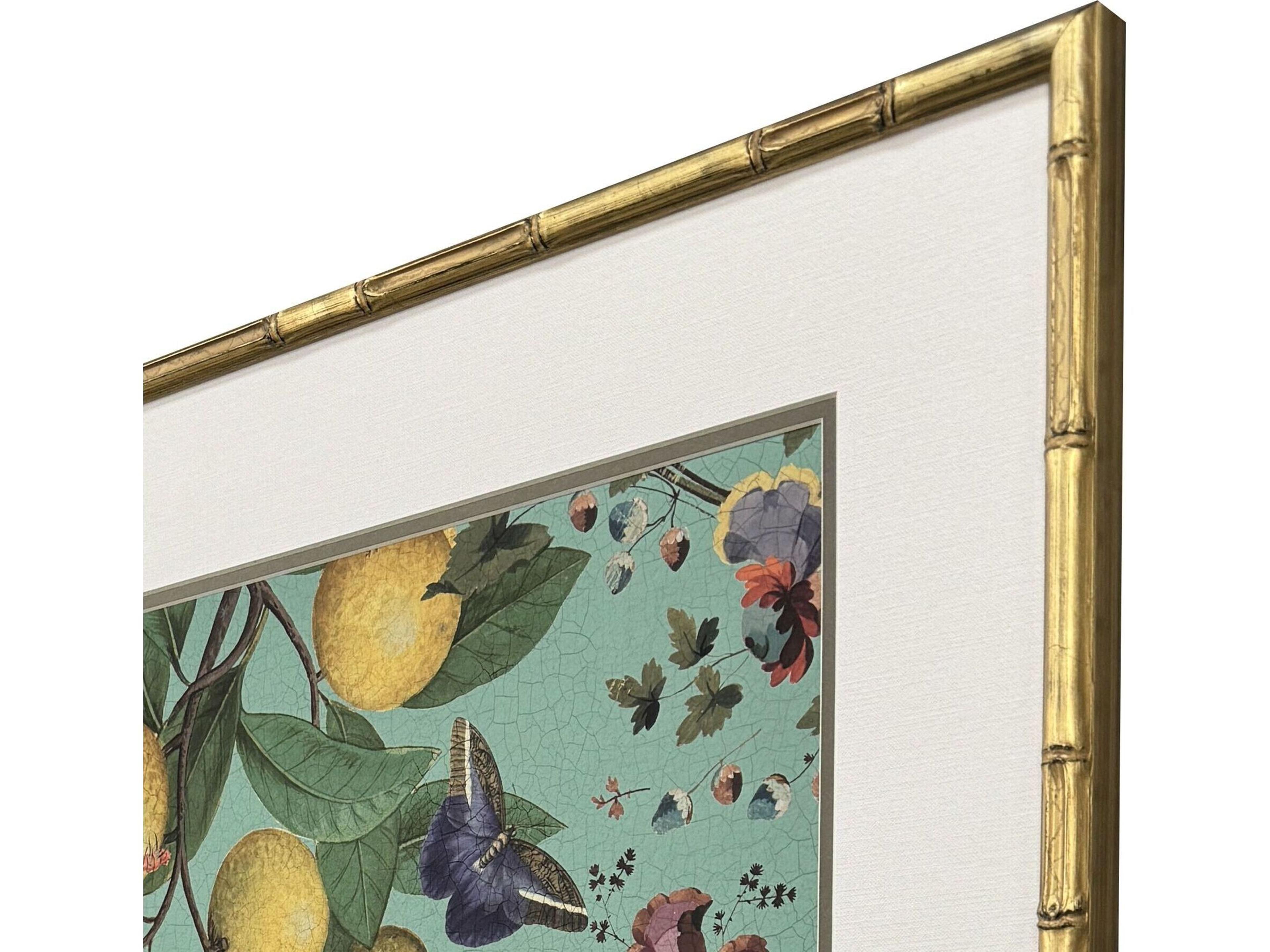 Paragon Floral Fruit Garden Framed Art - Set of 2