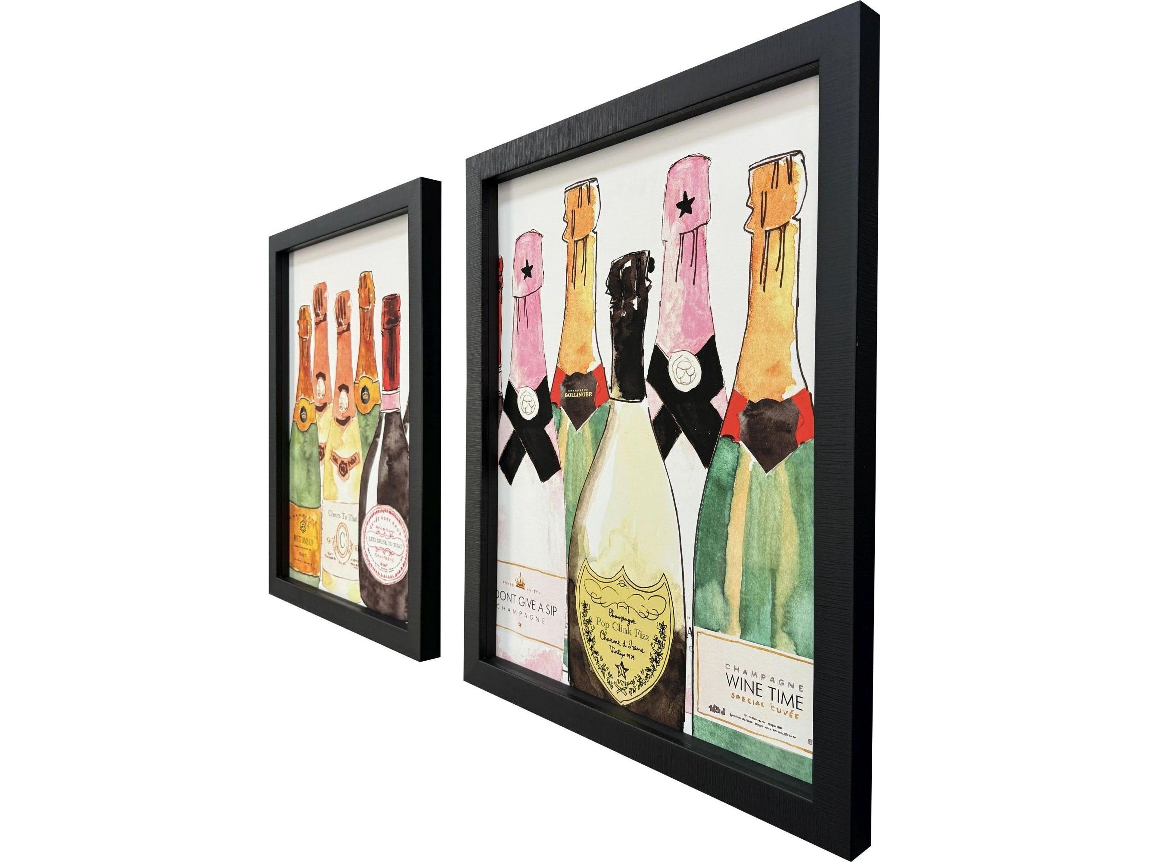 Paragon Bubbly Framed Art - Set of 2