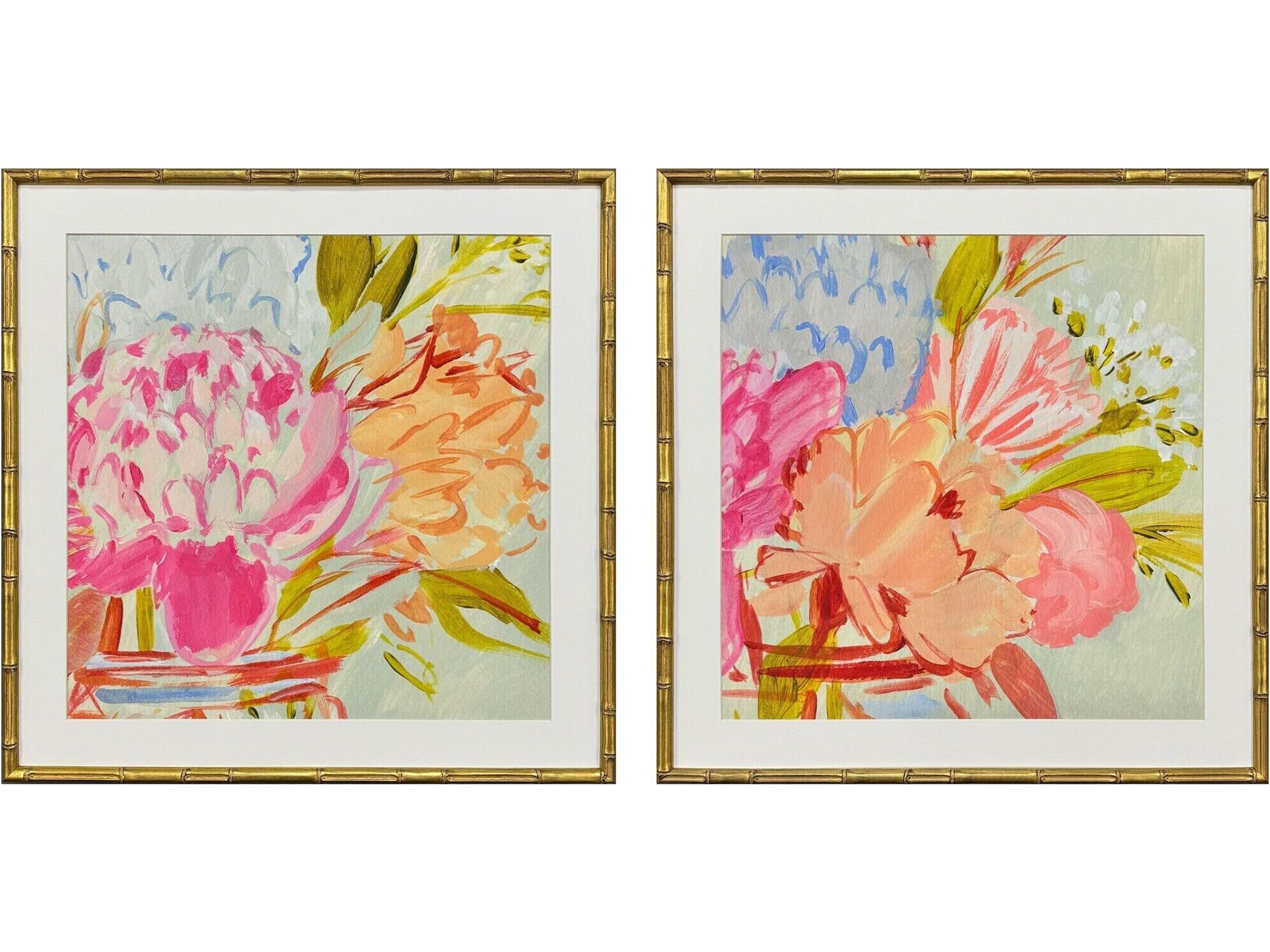 Bright Florist Framed Art - Set of 2