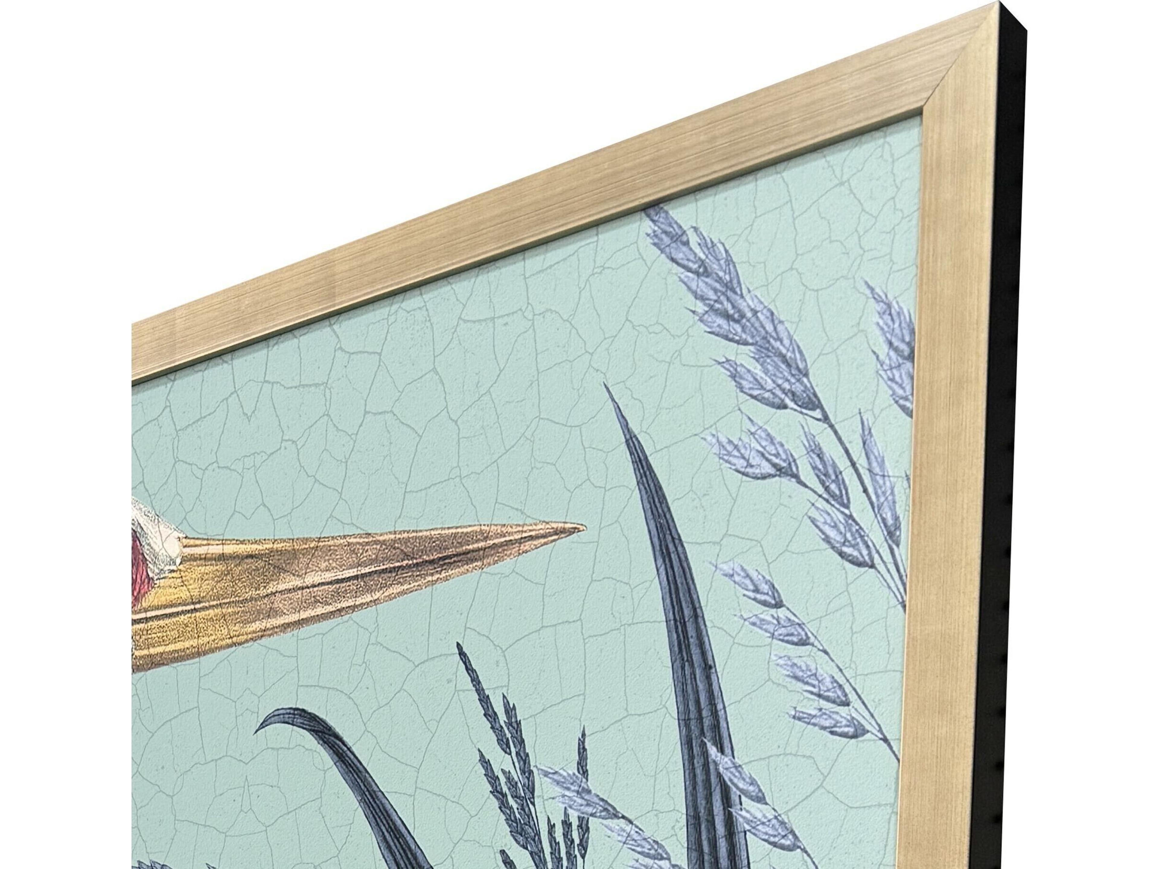 Paragon Coastal Paradise Stork Framed Art