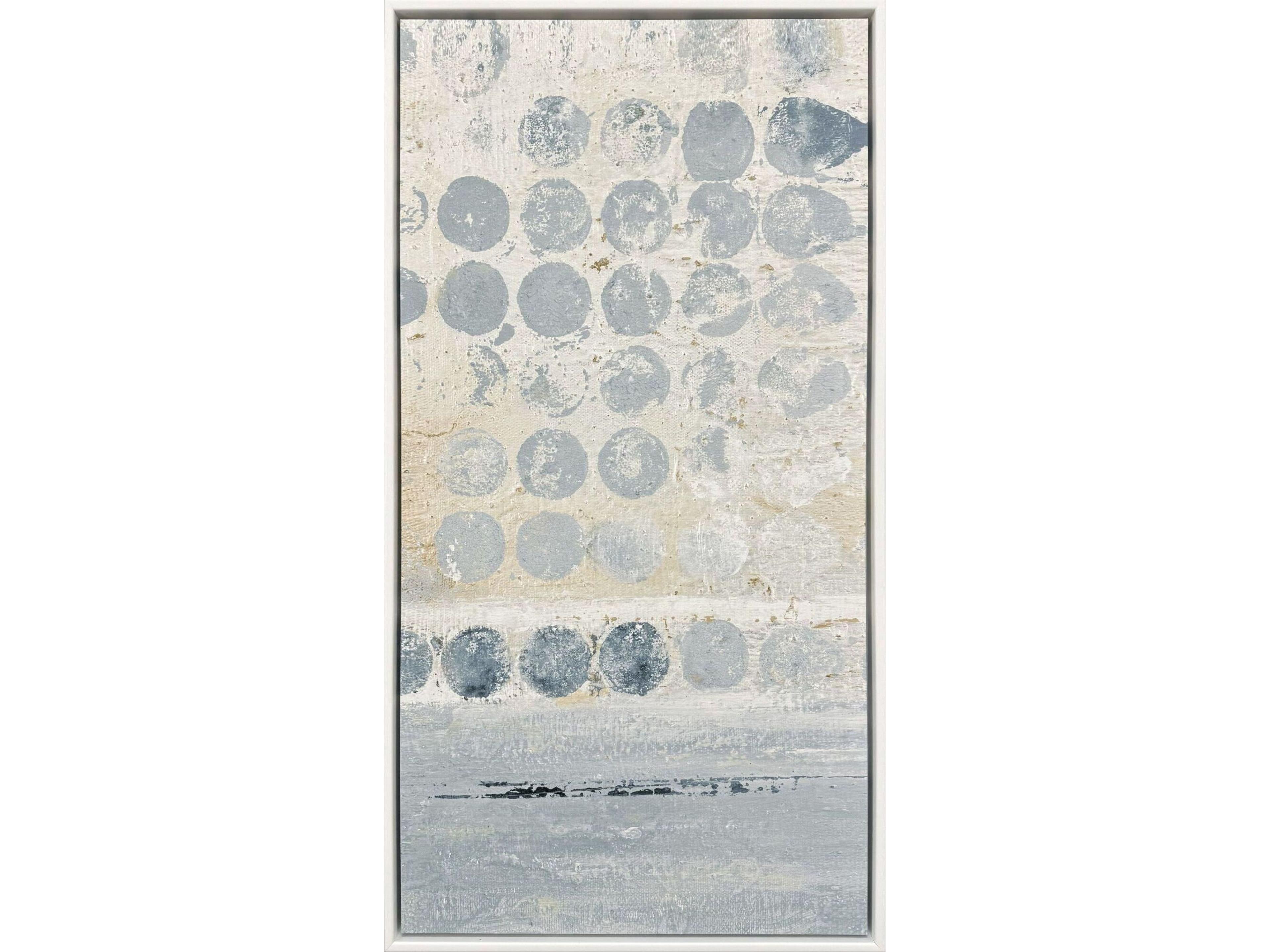 Paragon Blue Dots I Canvas Wall Art