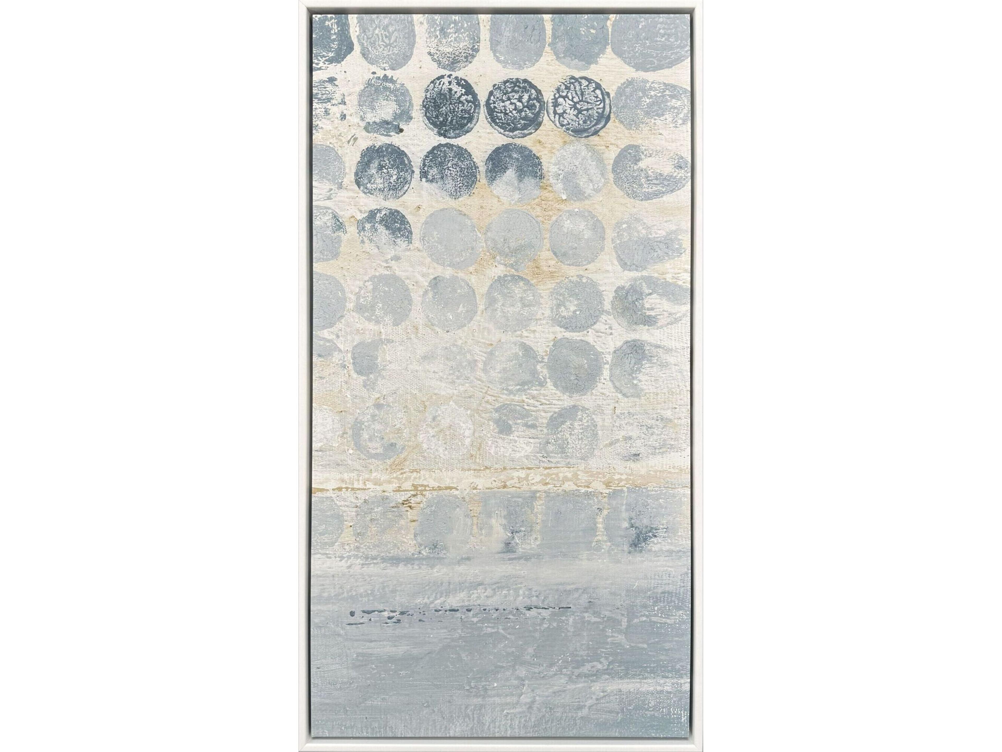 Blue Dots II Canvas Wall Art