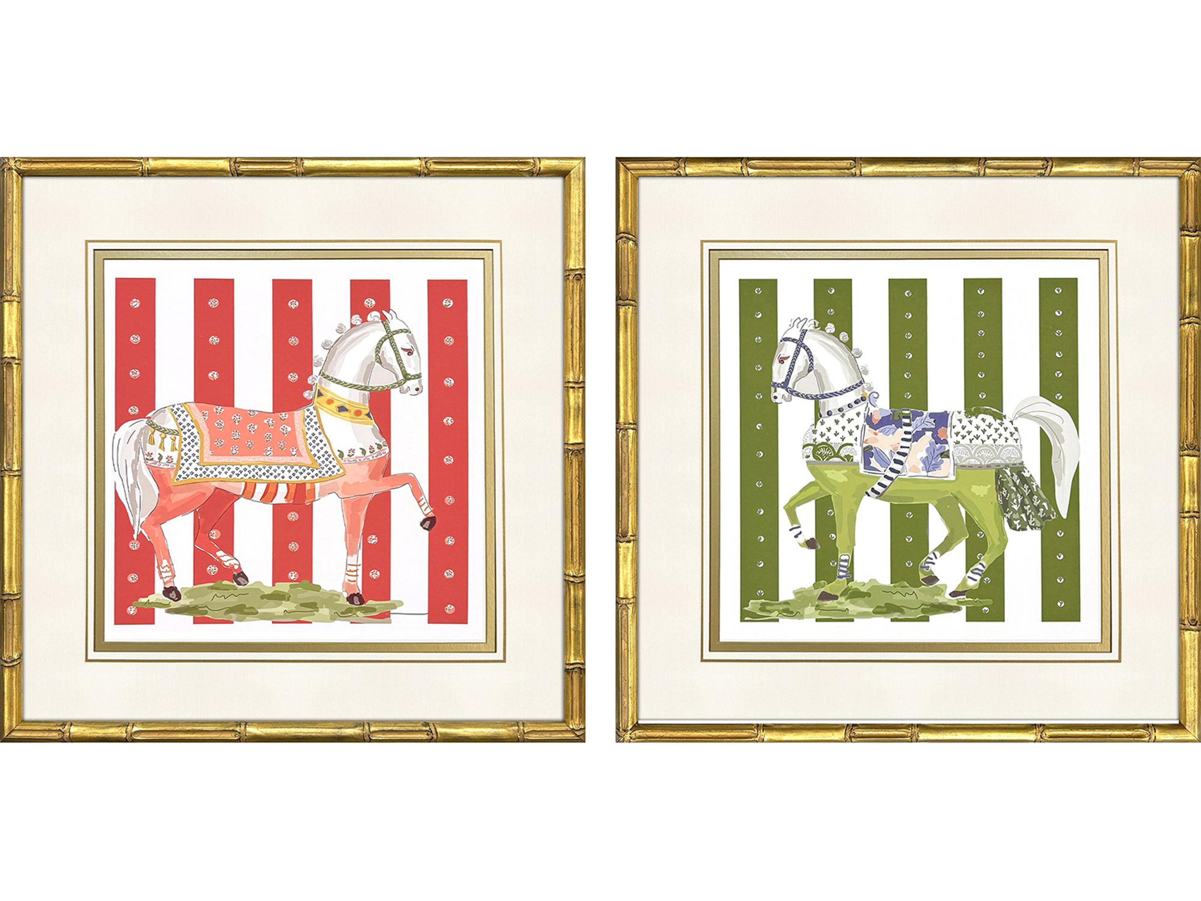 High Stepping Framed Art - Set of 2